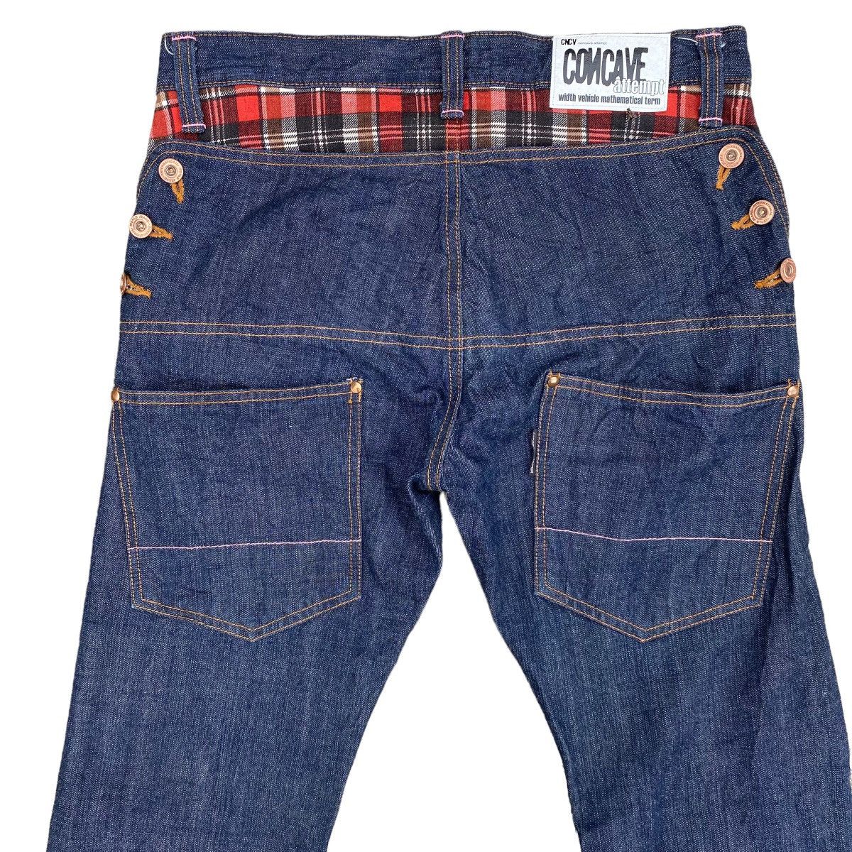 Japanese Brand Vintage CNCV Concave Attempt Japanese Denim Jeans Size US 32 / EU 48 - 7 Thumbnail
