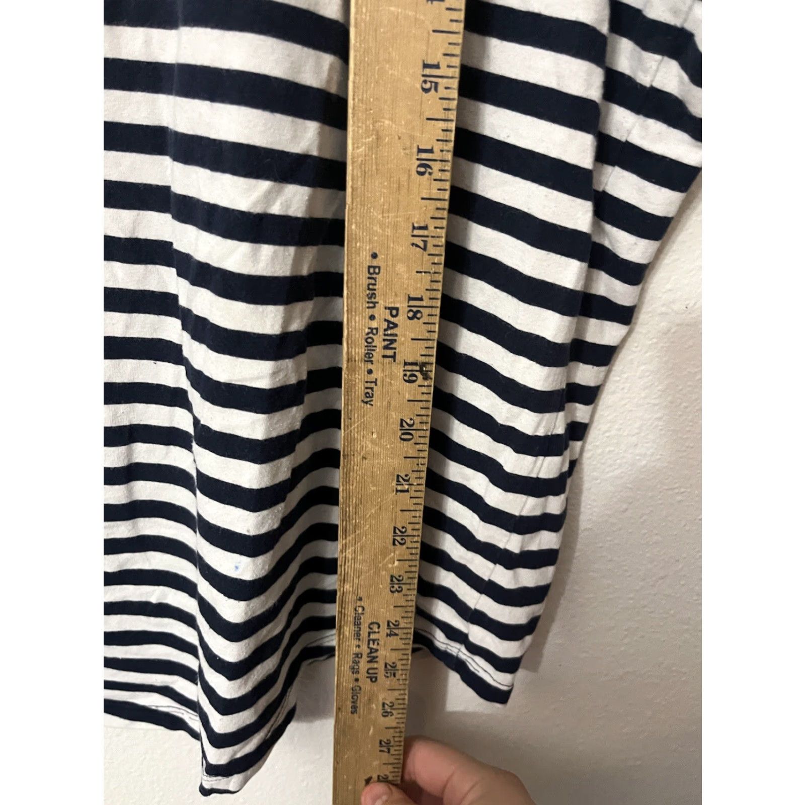 Michael Kors Michael Kors Womens Blouse Top 2X White Blue Striped Sleeveless Round NeckPullover Casual Shirt Adult Plus Multicolor Designer All Seasons Women Size XXL / US 16-18 / IT 52-54 - 5 Thumbnail