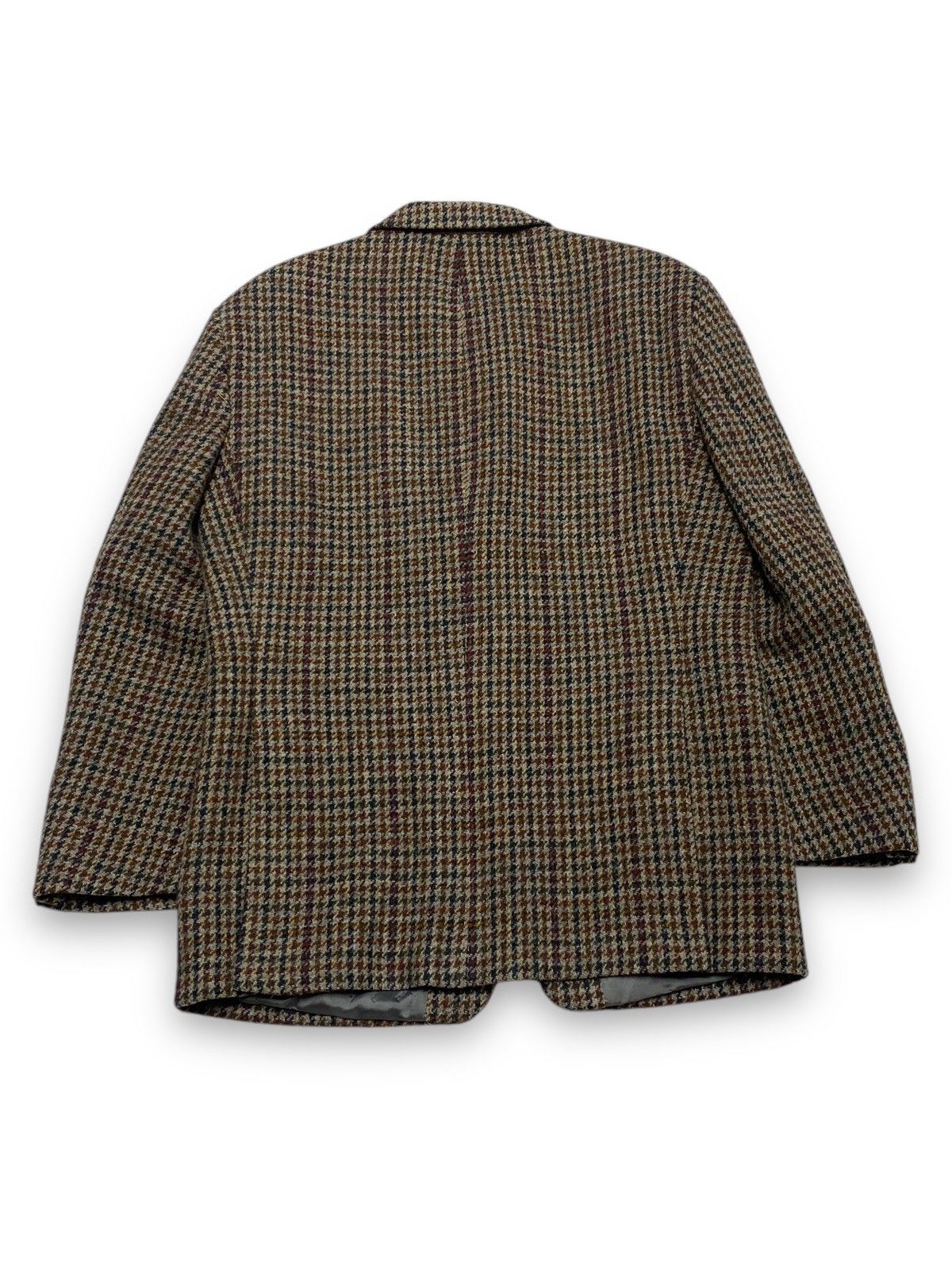 Harris Tweed Vintage HARRIS TWEED Wool Blazer Checkered Plaid Size 48R - 10 Thumbnail