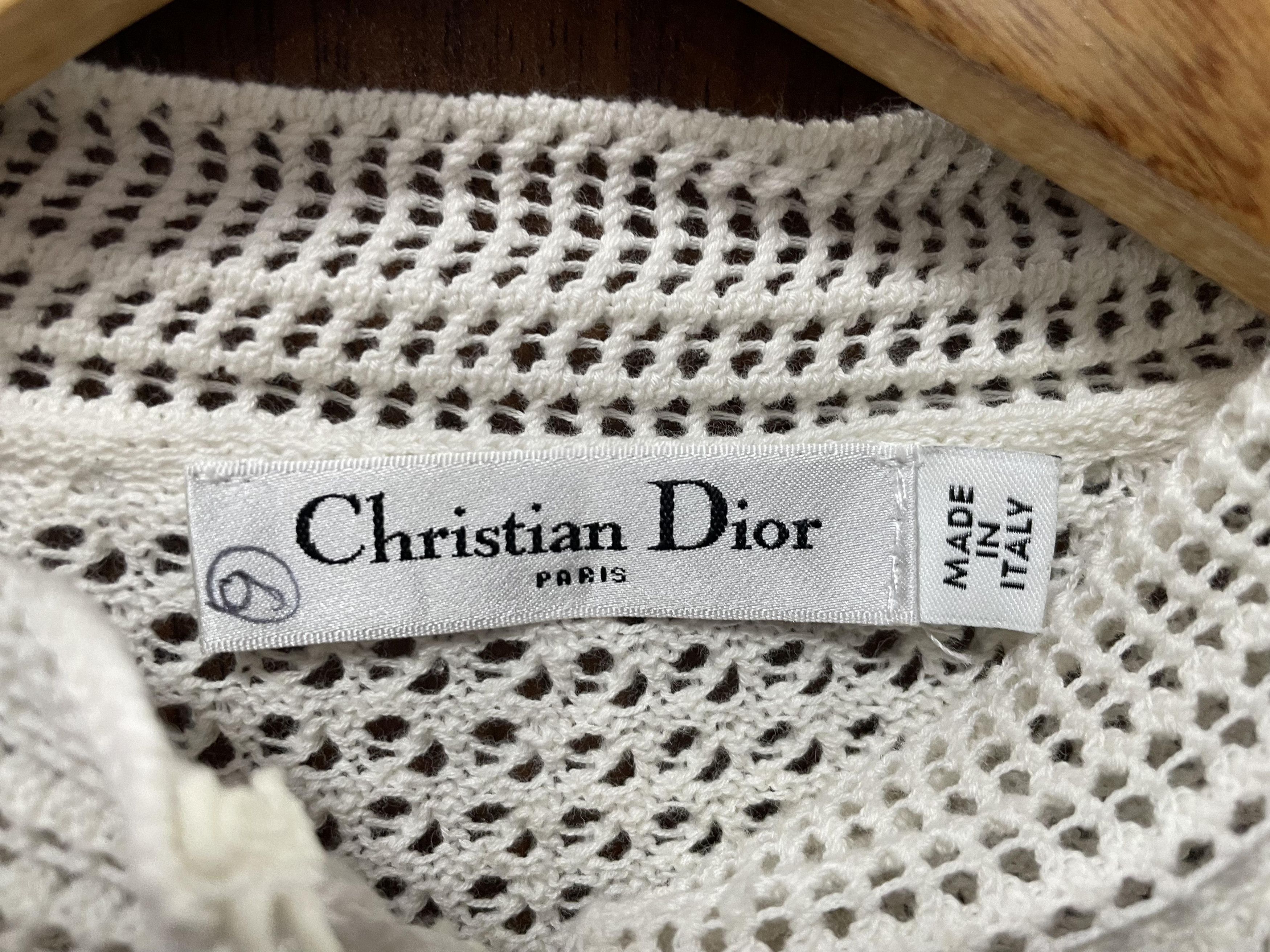 Dior Christian Dior - Knit Sweater - Crochet Size S / US 4 / IT 40 - 6 Thumbnail