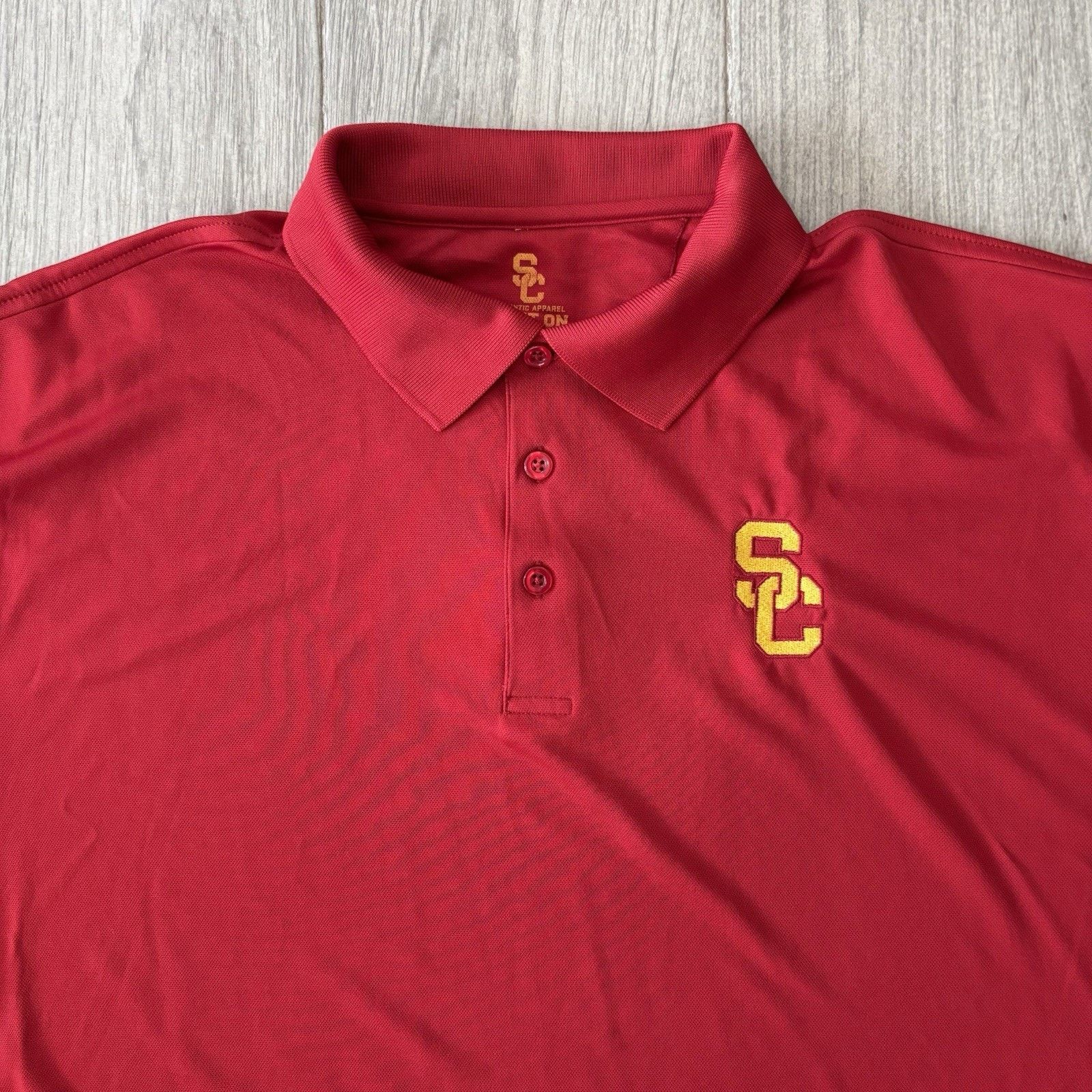 Other USC Trojans Fight On Short Sleeve Red Polo Shirt Men’s XXL Size US XXL / EU 58 / 5 - 2 Thumbnail