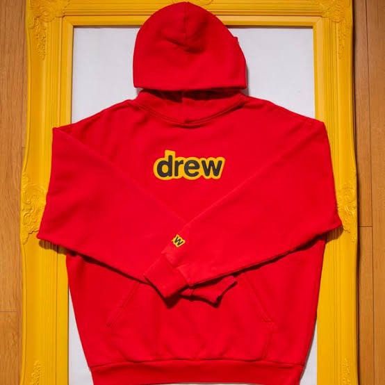 Drew House Drew house secret hoodie Red | Grailed
