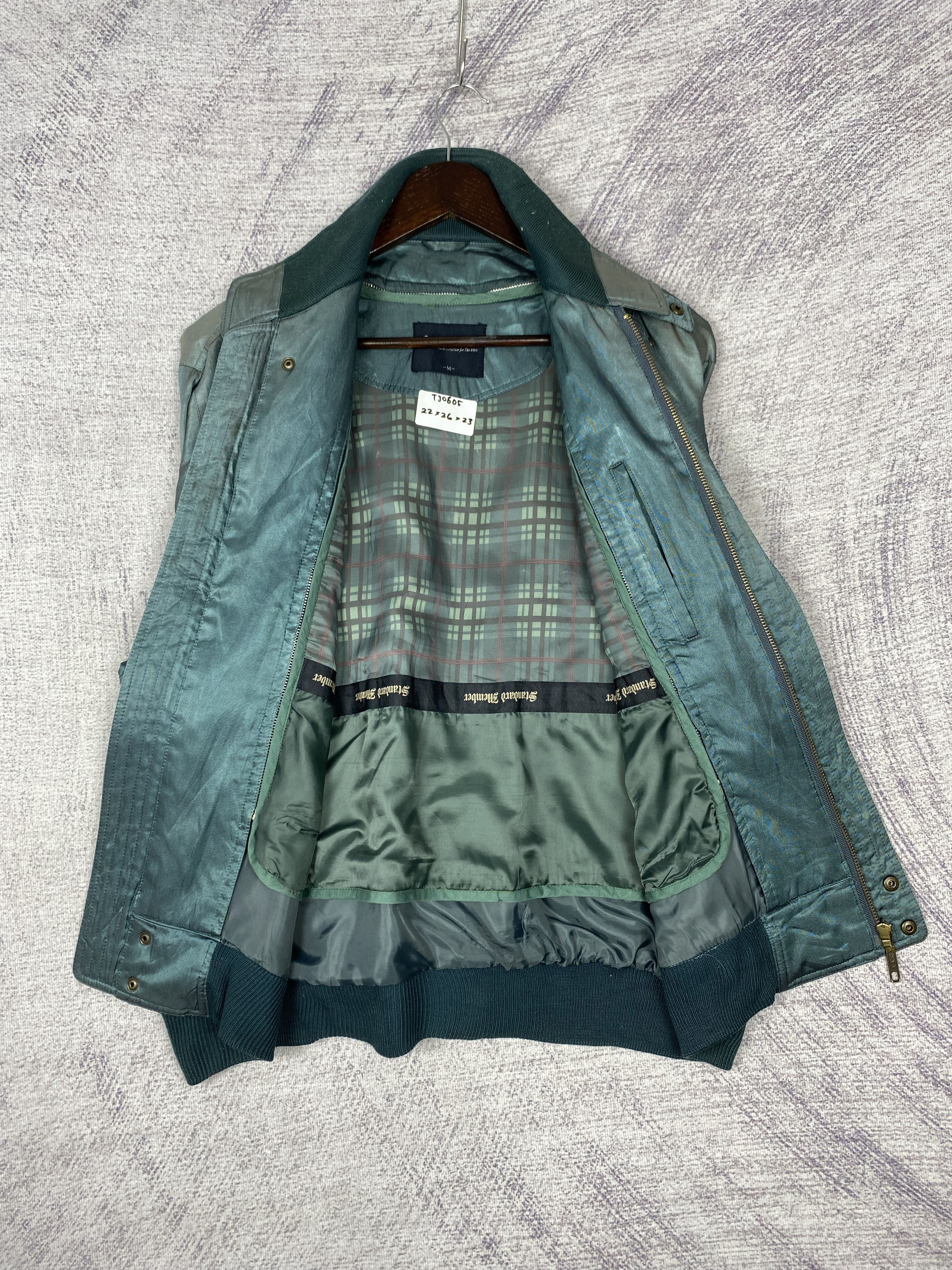 Japanese Brand Vintage Standard Member ZIp Up Light Nylon Jacket Size US M / EU 48-50 / 2 - 8 Thumbnail