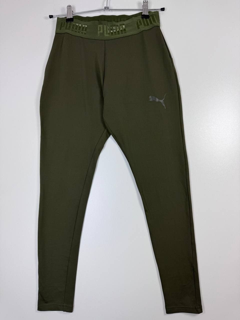 Puma Puma Compression Leggings OliveTraining Athletic Pants L Size 42" / US 20 - 1 Thumbnail