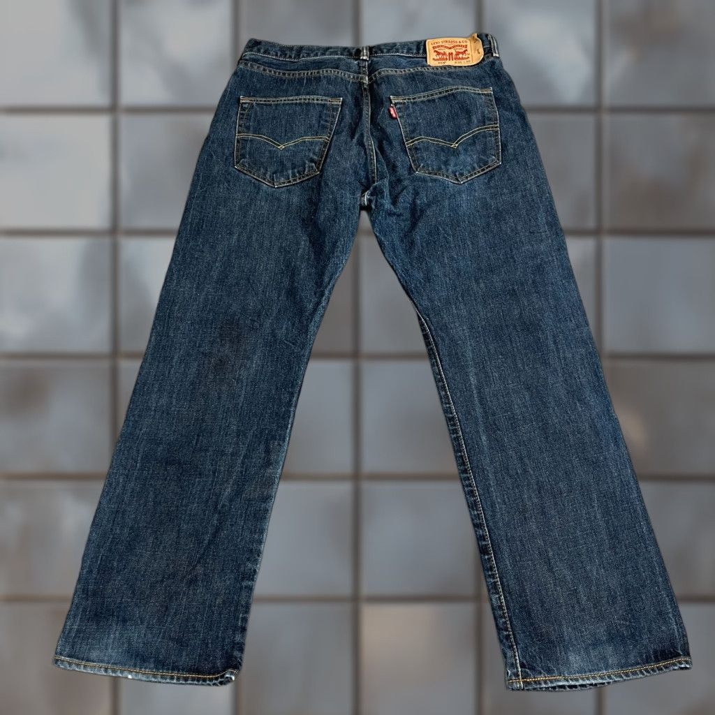 Levi's Levi's 501 Jeans Mens Relaxed Straight 34 Dark Wash Blue 100% Cotton Vintage No Size US 34 / EU 50 - 1 Thumbnail