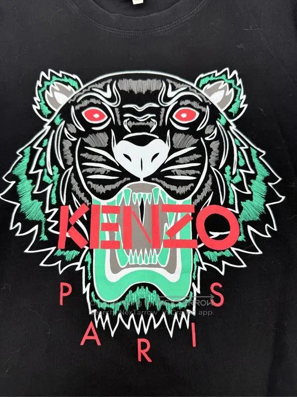 Kenzo KENZO Black Cotton Short Sleeve T-Shirt . Size M / US 6-8 / IT 42-44 - 5 Thumbnail