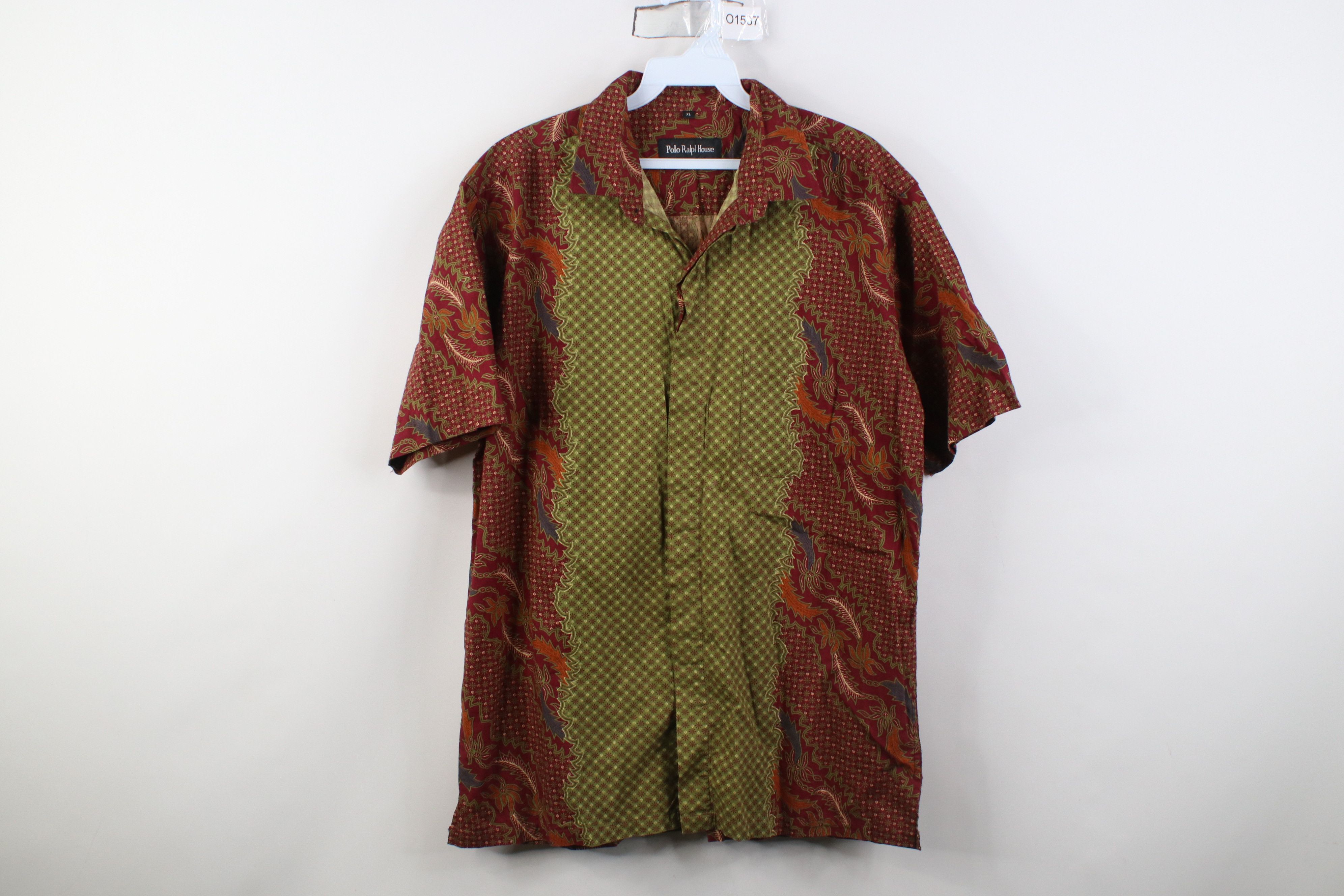 Vintage Vintage 90s Streetwear Paisley Collared Button Shirt Cotton Size US XL / EU 56 / 4 - 1 Thumbnail