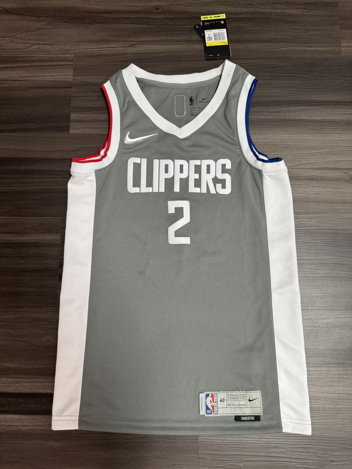 Nike Kawhi Leonard #2 Clippers NBA Earned Edition Swingman Jersey Size US S / EU 44-46 / 1 - 1 Thumbnail