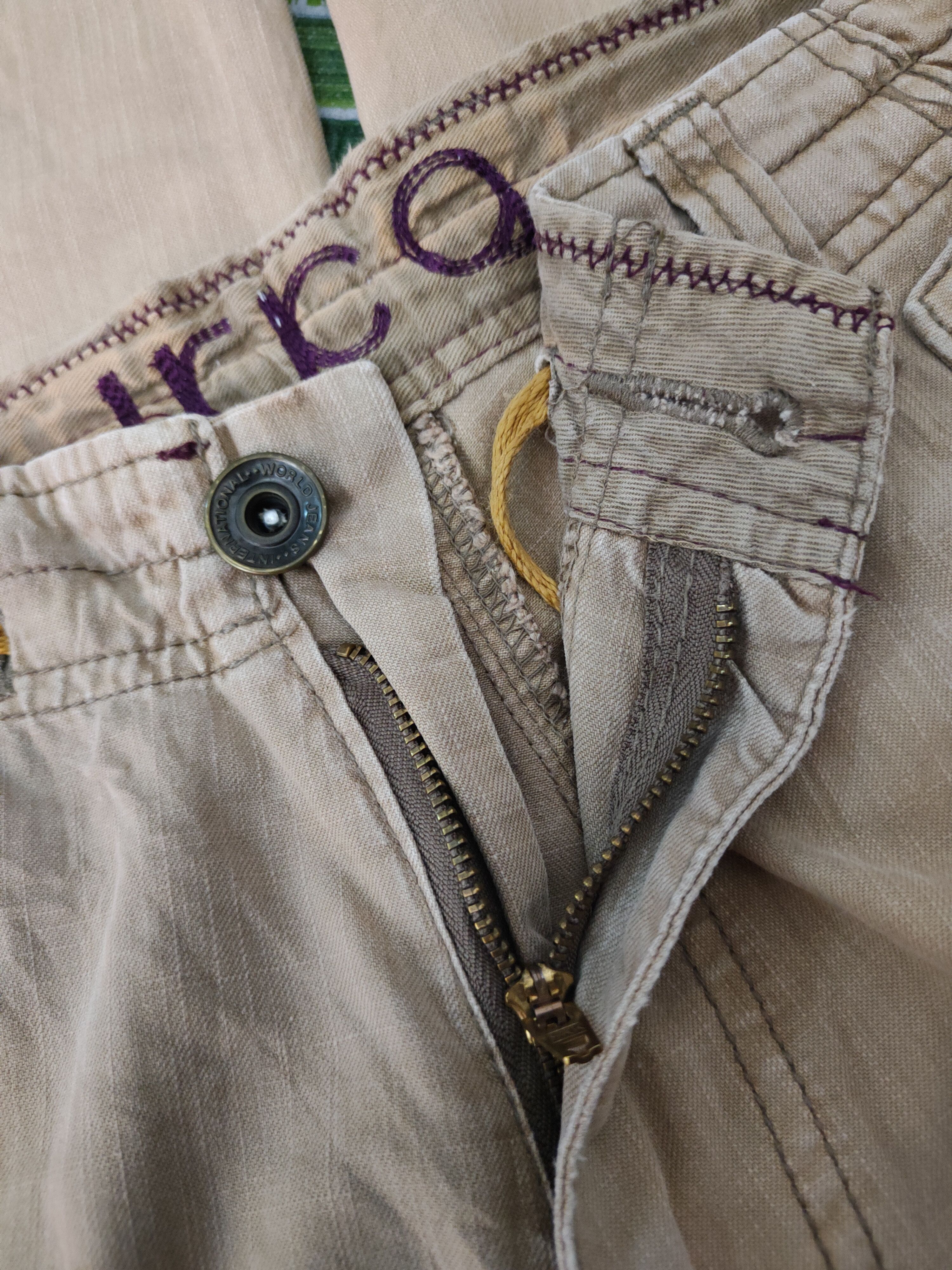 Japanese Brand Ikka Brown Multipocket Tactical Cargo Pants #S2227 Size US 31 - 12 Thumbnail