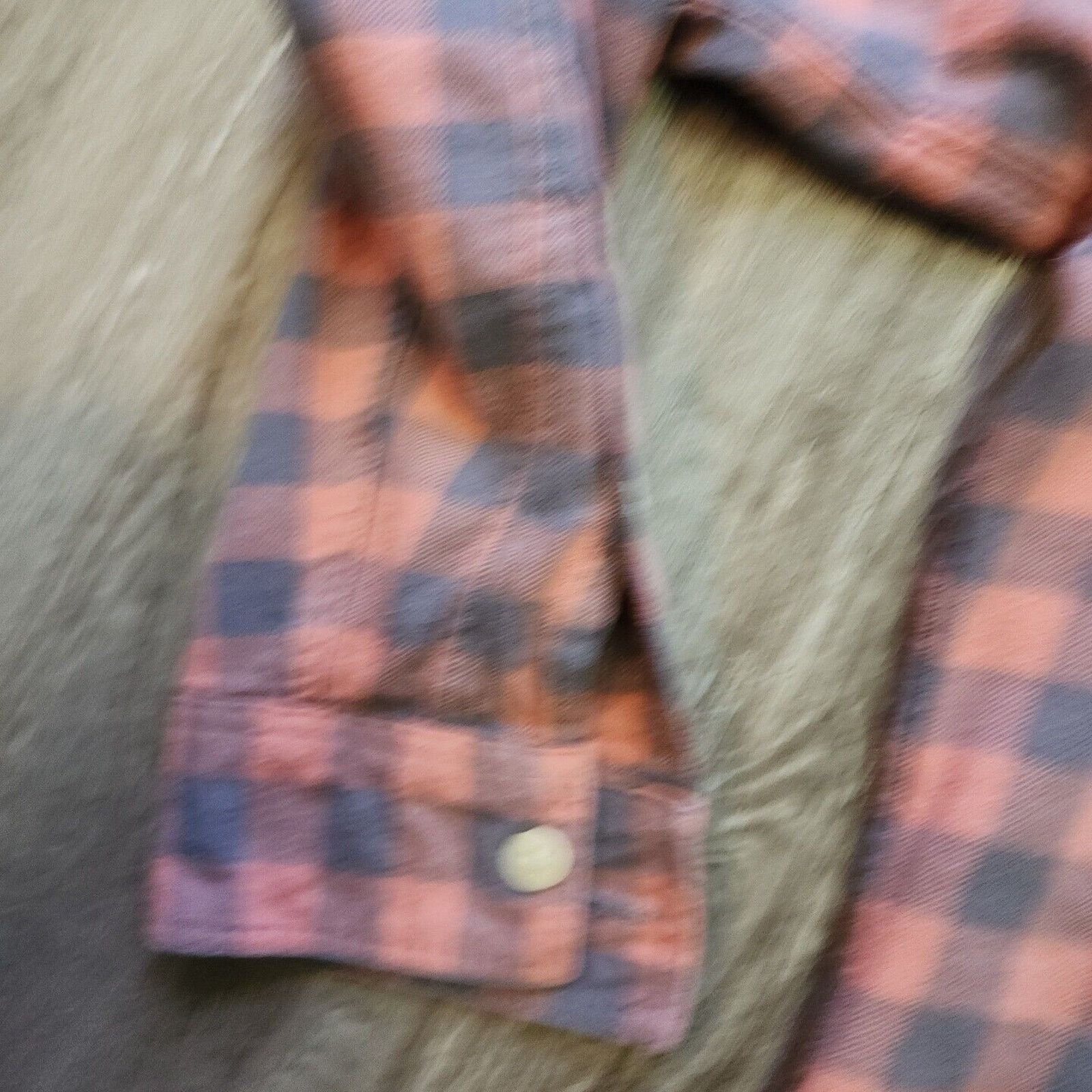 J.Crew J Crew Men's Sm Red Orange Blue Plaid Flannel Oxford Shirt Size US S / EU 44-46 / 1 - 4 Thumbnail