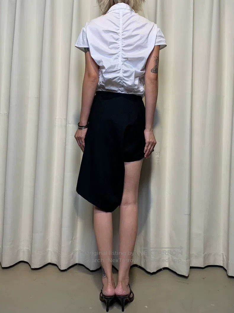 Comme des Garcons Comme Des Garcons size S Distressed Wool Skirt Size 22" - 5 Thumbnail