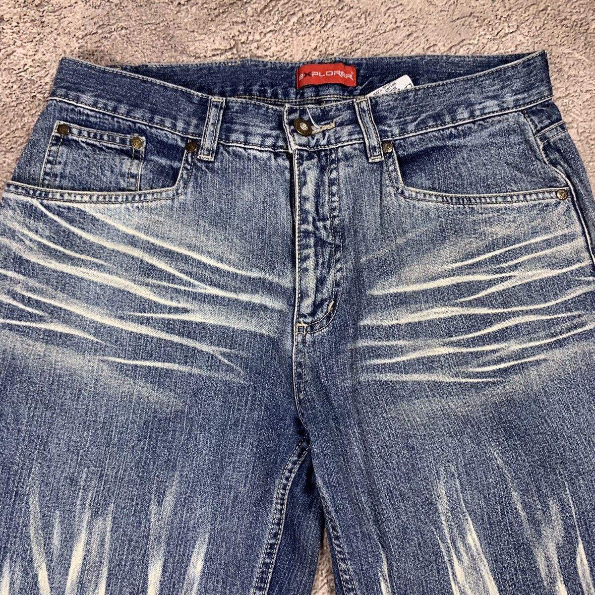 Vintage Vintage 90s Distressed Baggy Jeans Skate Grunge Faded 32 Size US 32 / EU 48 - 4 Thumbnail