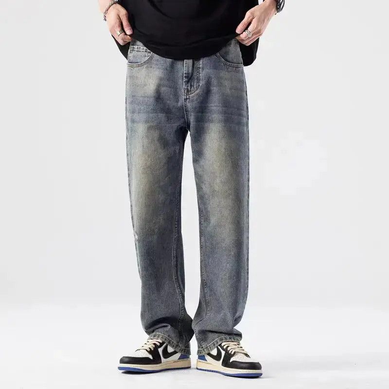 Japanese Brand Versatile retro trend ripped jeans Size US 30 / EU 46 - 1 Thumbnail