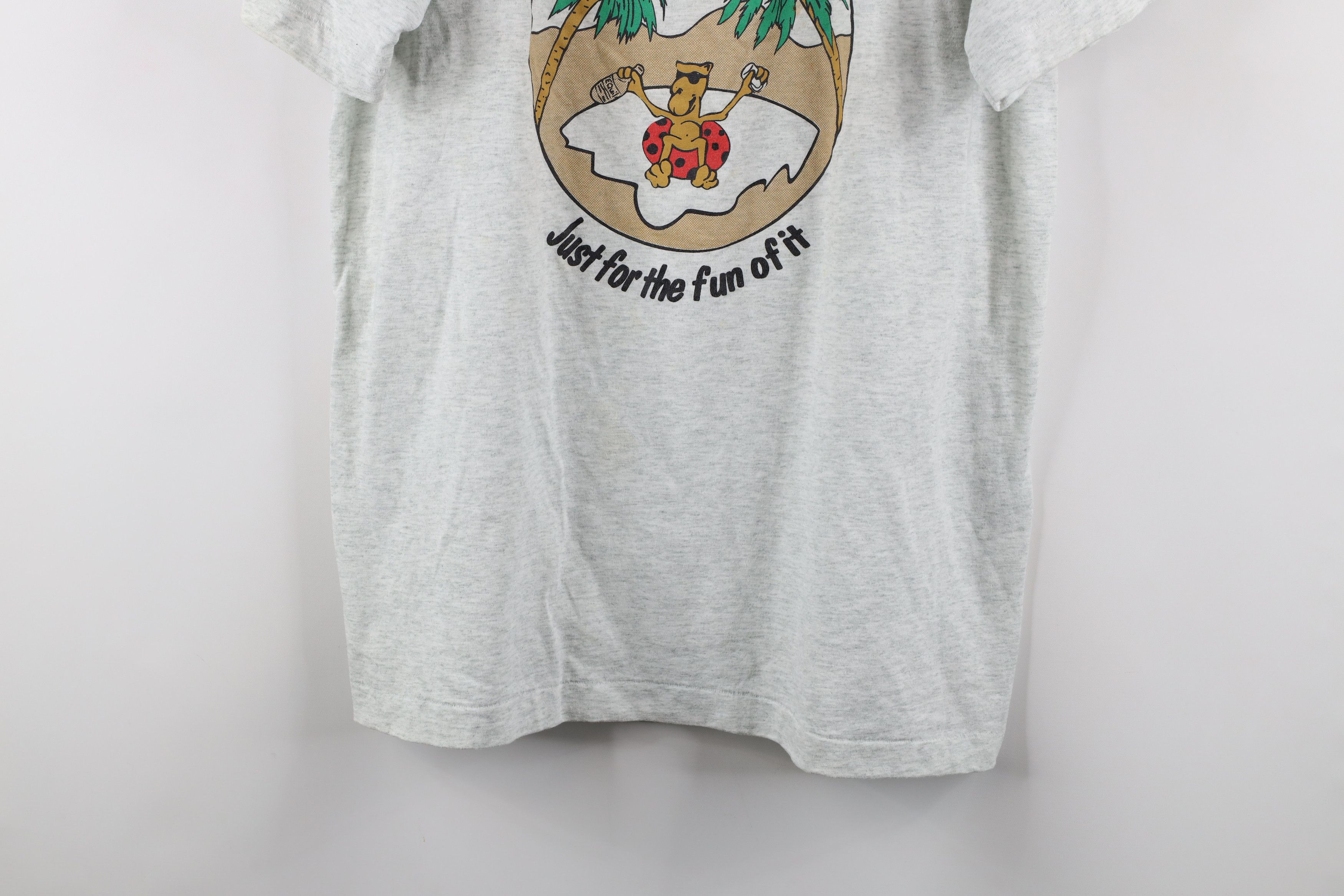 Vintage Vintage 90s Streetwear Josephs Bar Camel T-Shirt Gray Size US L / EU 52-54 / 3 - 3 Thumbnail