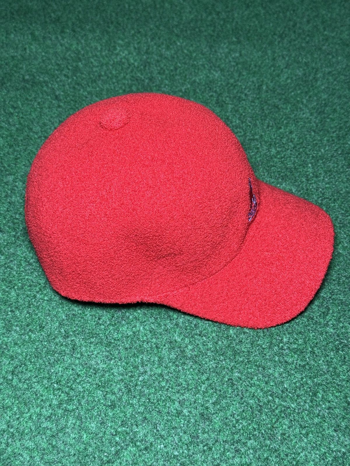 Kangol Vintage Y2K Kangol Bermurda Hip Hop Elastic Red Hat Size ONE SIZE - 2 Thumbnail