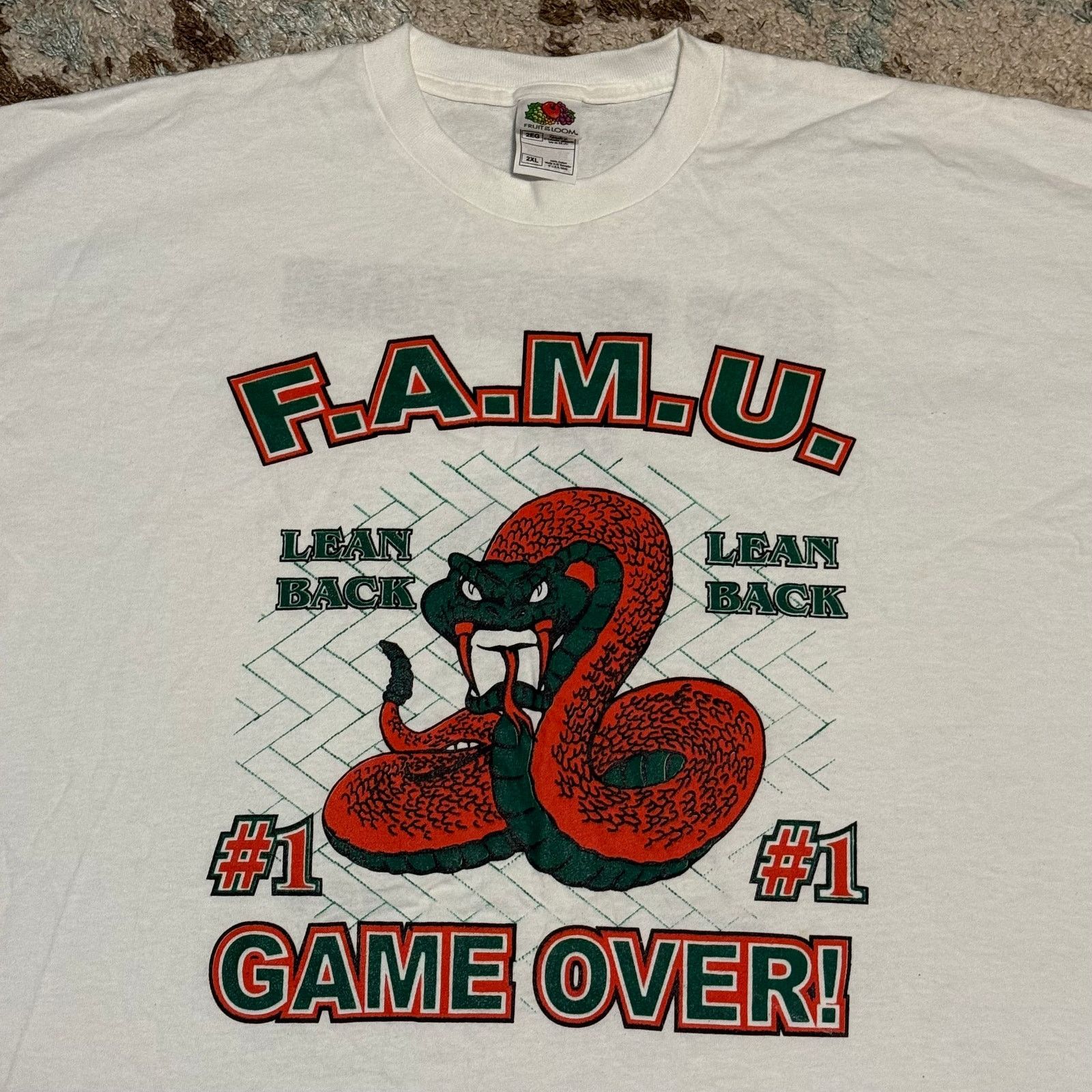 NCAA FAMU Florida A&M Rattlers Football Shirt 2XL Marching Band Size US XXL / EU 58 / 5 - 3 Thumbnail