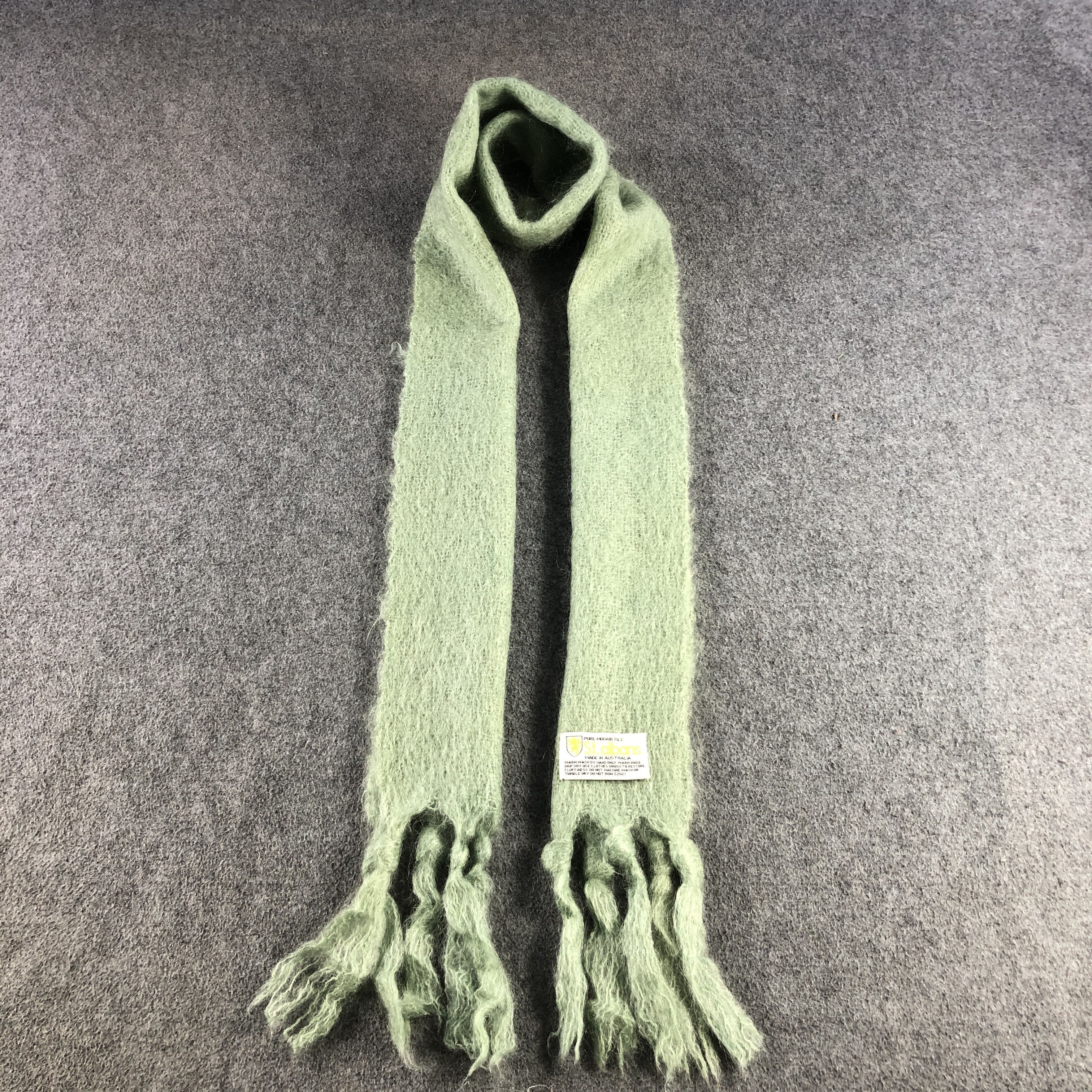 Vintage St Albans Mohair Scarf Muffler Neckwear V2939 Size ONE SIZE - 1 Thumbnail