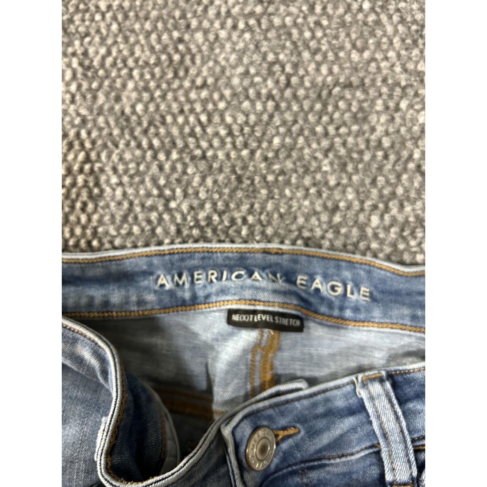 American Eagle Outfitters American Eagle Jeans Women 12 Blue Next Level Stretch Jegging Skinny Denim Size 34" / US 12 / IT 48 - 4 Thumbnail