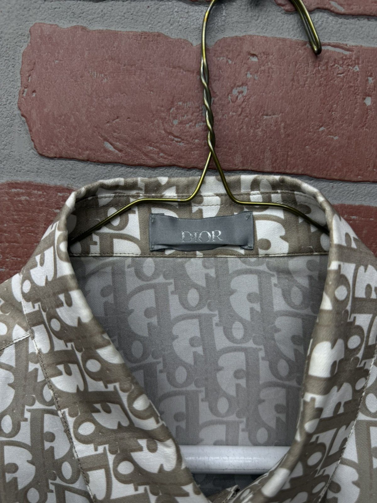 Dior Dior Silk Button Up Grey Size 37/S $1750 Retail Exlusive Size US S / EU 44-46 / 1 - 8 Thumbnail