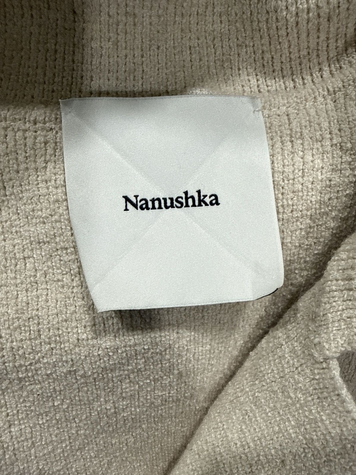 Nanushka Nanushka Embroidered camp-collar cardigan Size US XL / EU 56 / 4 - 4 Thumbnail