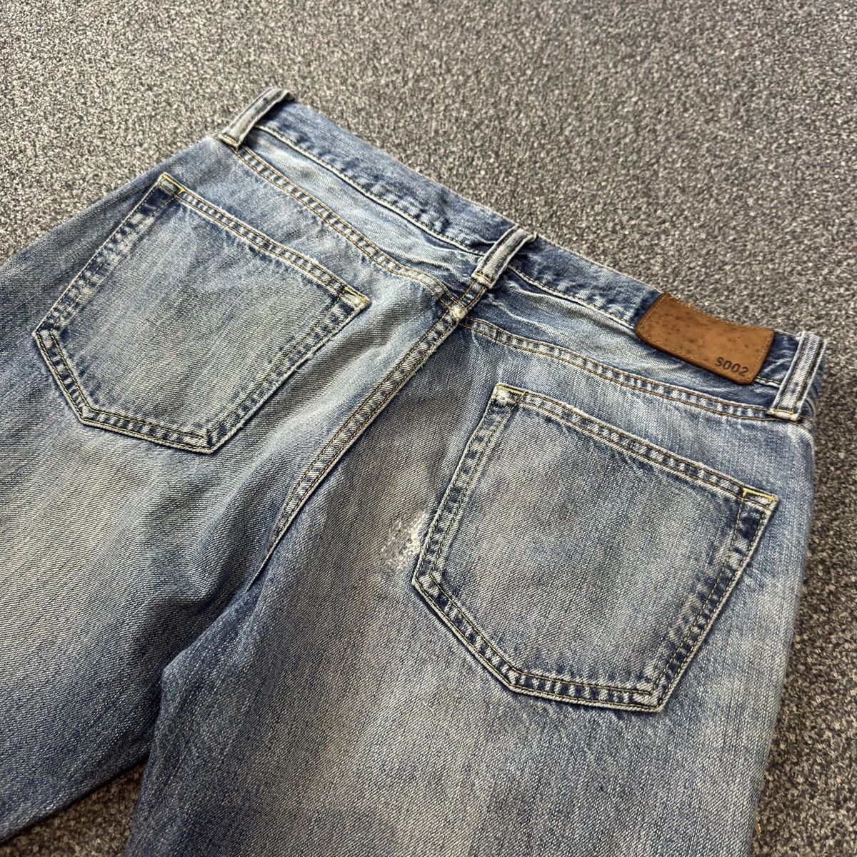 Undercover × Uniqlo 🔥🇯🇵 Vintage 90s Japanese Uniqlo UJ Distressed Faded Denim Size US 32 / EU 48 - 8 Thumbnail