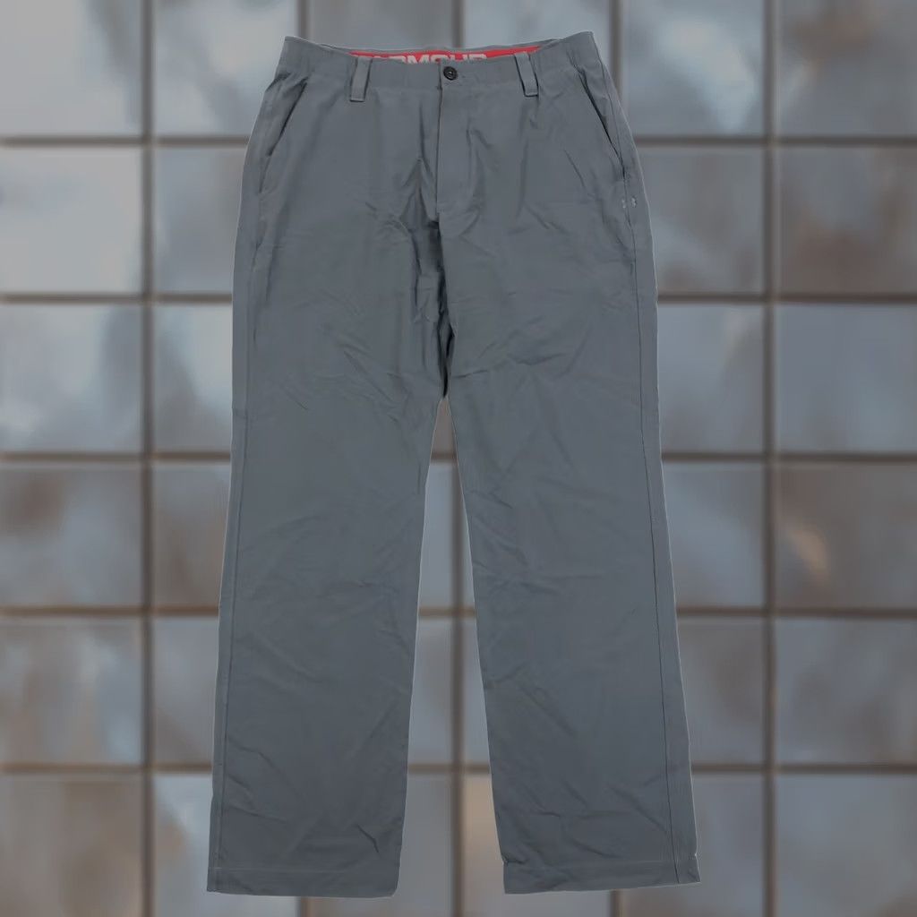 Under Armour Under Armour Men's Performance Golf Pants Flat Front Straight Leg Gray Size 36 Regular Inseam 32 Size US 36 / EU 52 - 1 Thumbnail