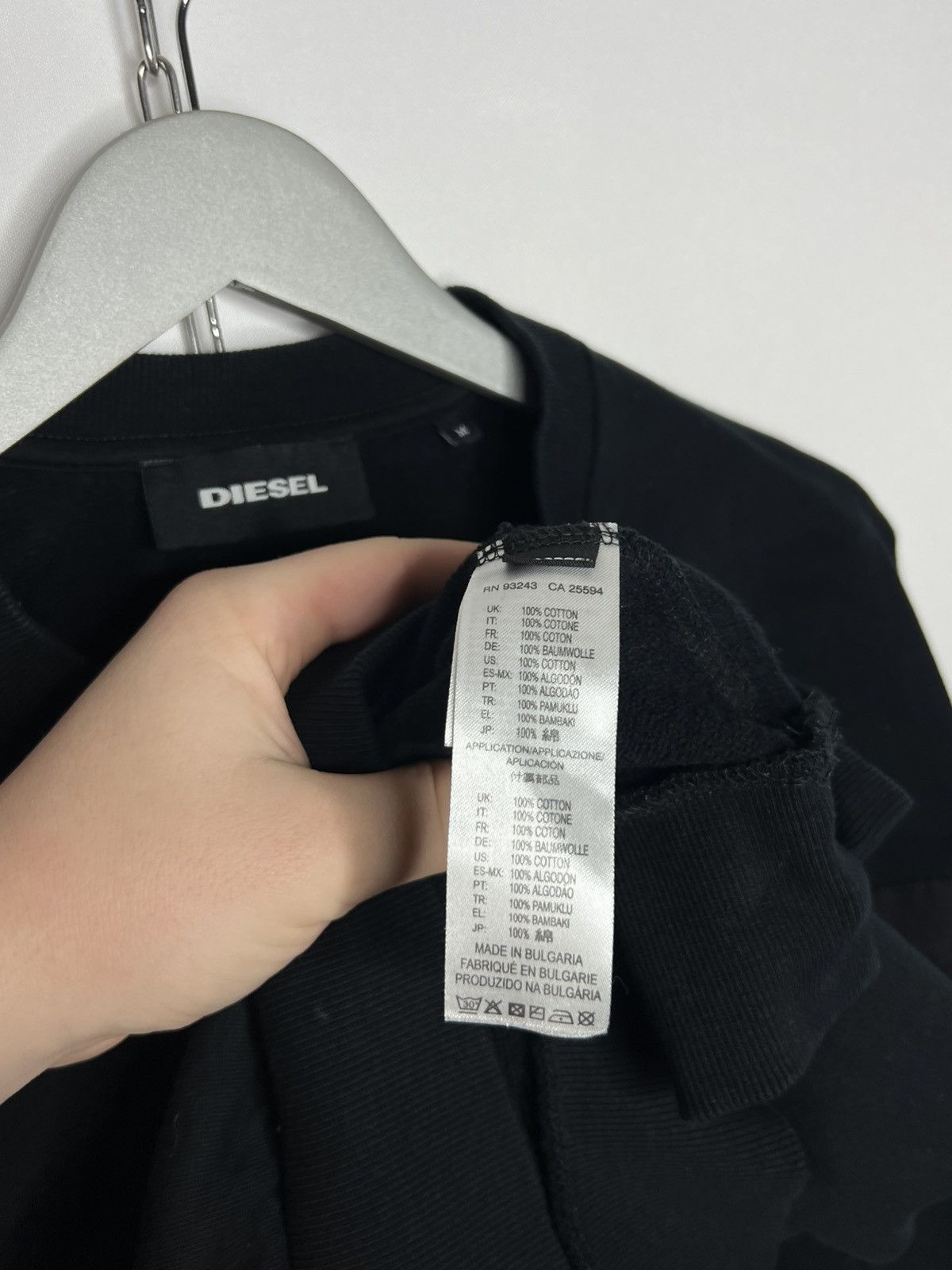 Diesel Diesel Only The Brave Big Logo Sweatshirt Long Sleeve Size US M / EU 48-50 / 2 - 7 Thumbnail