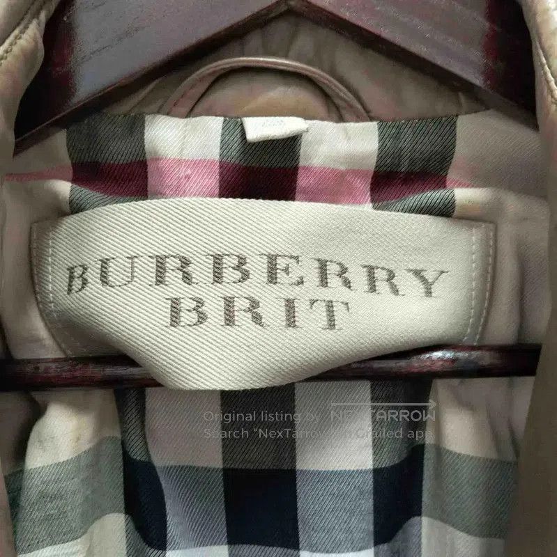 Burberry Burberry Brown Leather Jacket for Women. Size S / US 4 / IT 40 - 3 Thumbnail