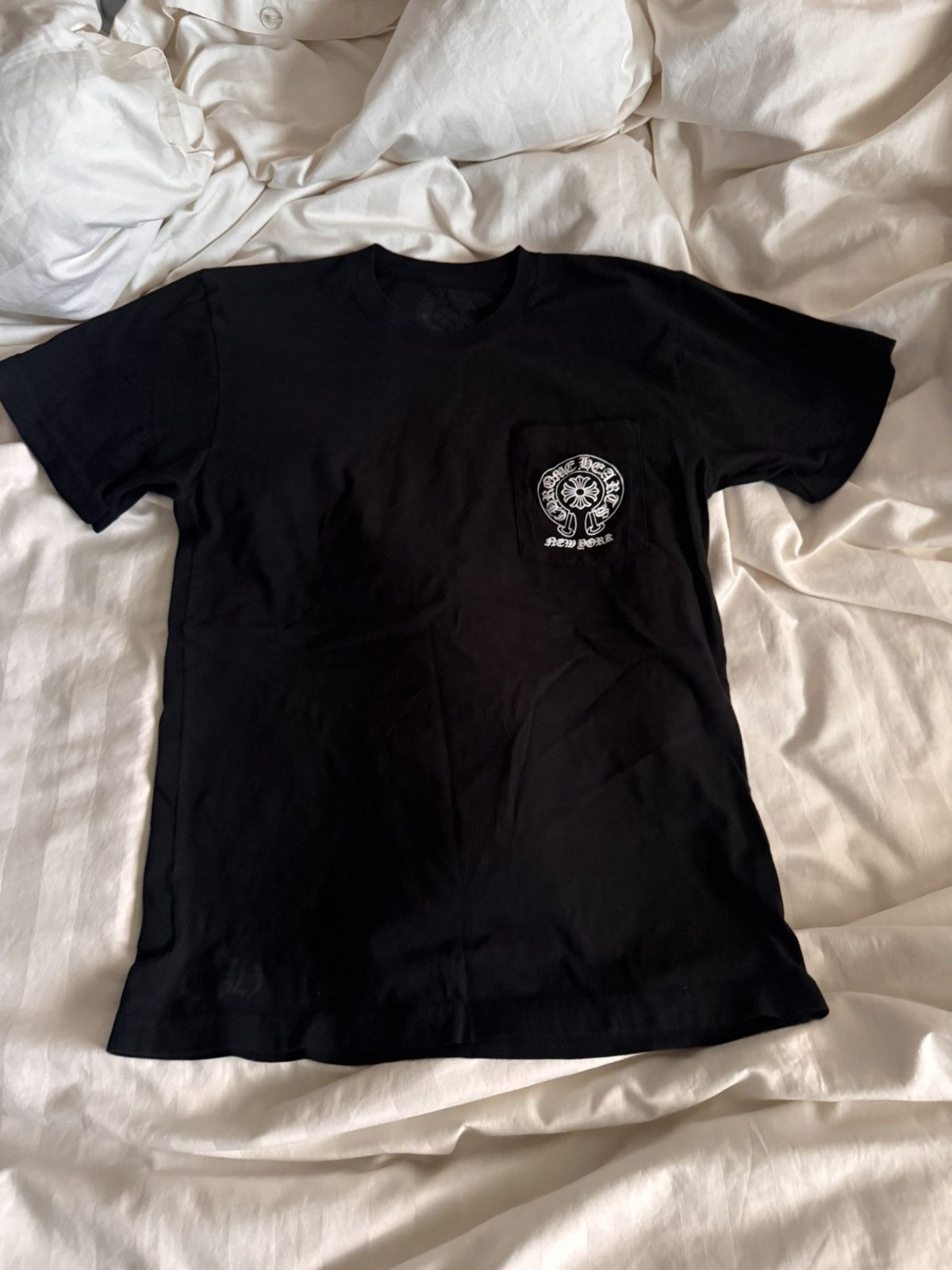 Chrome Hearts New York Horse shoe Pocket Tee Shirt