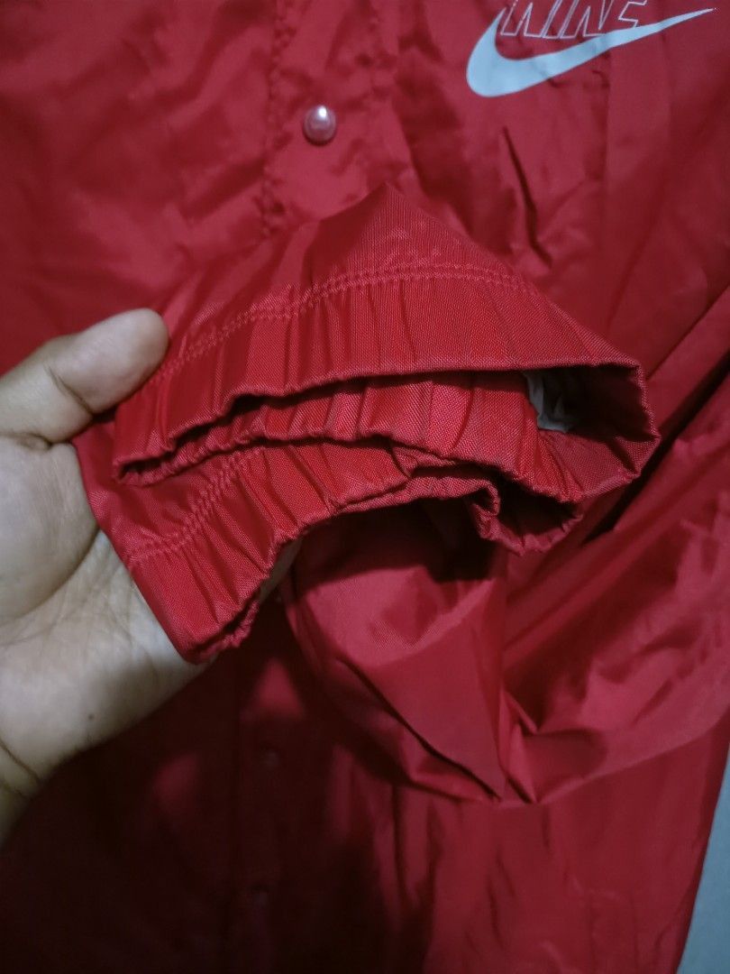 Nike × Vintage Y2K nike red coach jacket Size US L / EU 52-54 / 3 - 5 Thumbnail