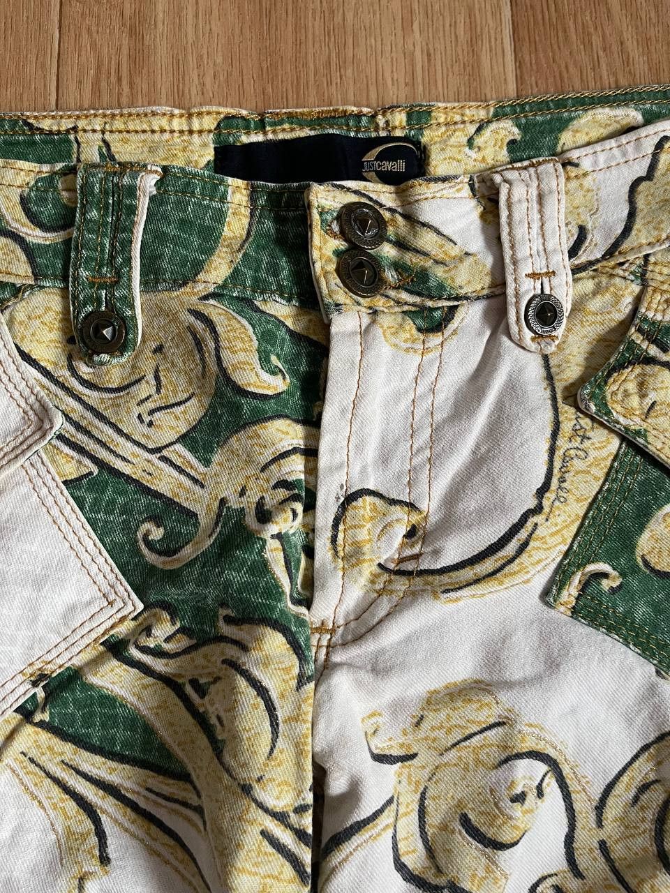 Just Cavalli × Roberto Cavalli Just Cavalli Baroque Print Capri Size 26" / US 2 / IT 38 - 7 Thumbnail