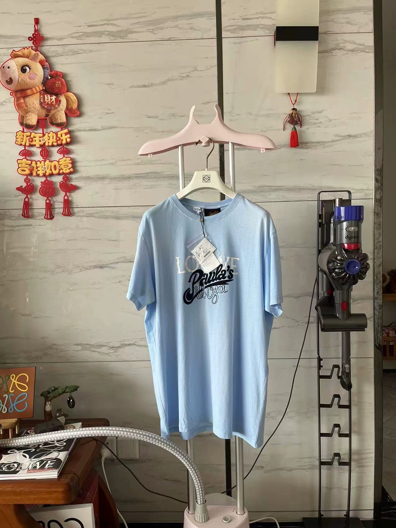 Loewe LOEWE Blue L Short Sleeve Logo Tee New With Tags Size US L / EU 52-54 / 3 - 1 Thumbnail