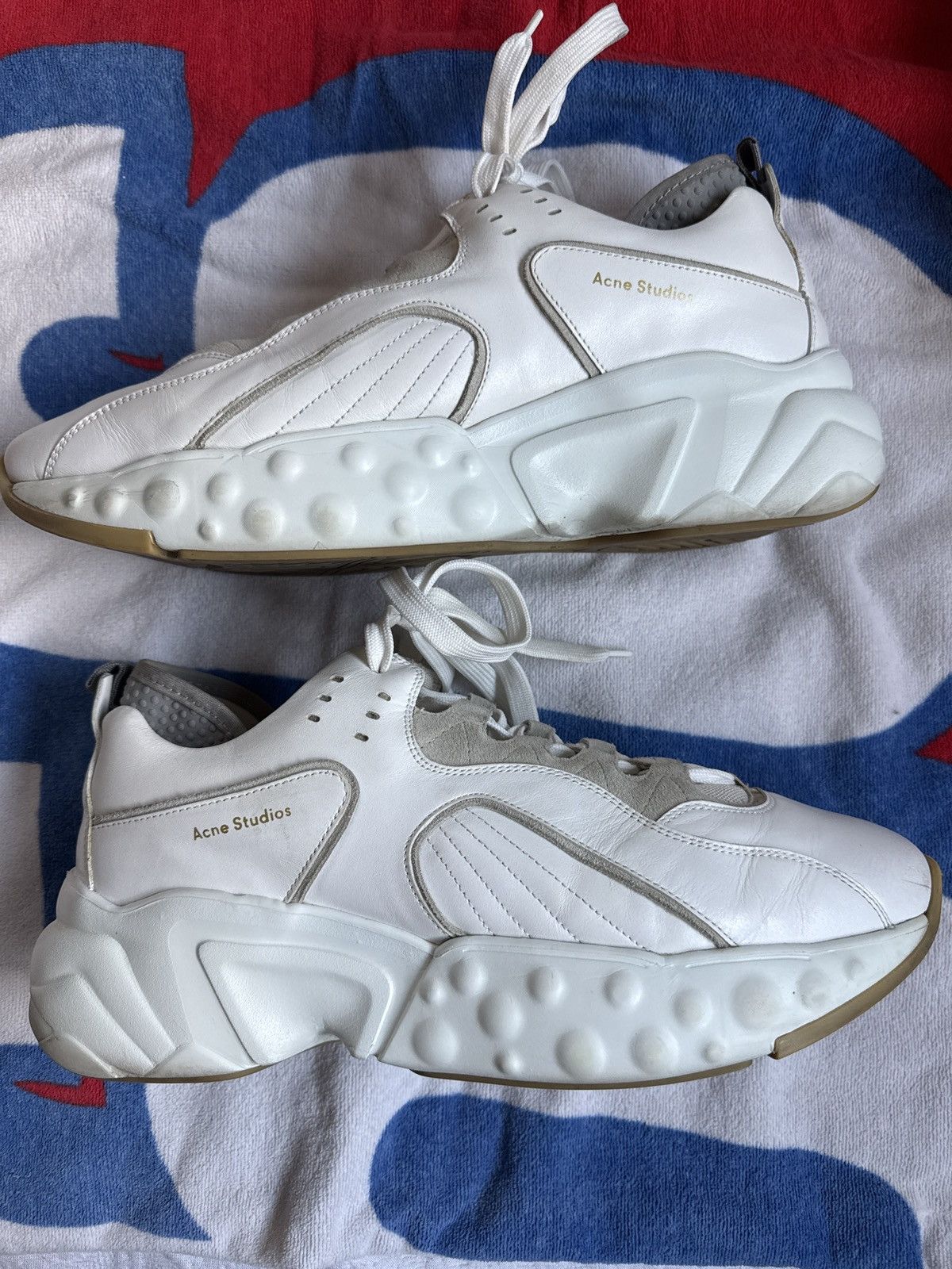 Acne Studios Acne Studios Rockaway Leather Sneakers Size US 12 / EU 45 - 5 Thumbnail