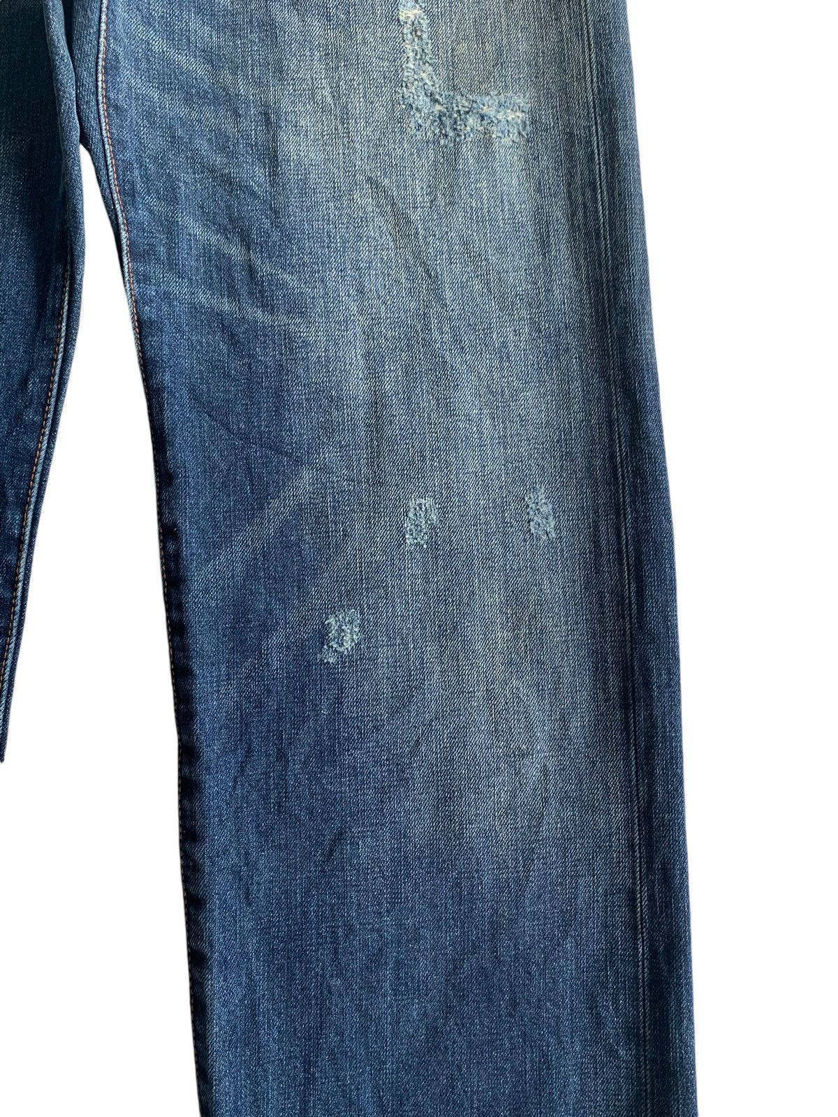 Japanese Brand × Kapital Santeria Eyedy Rare Selvedge Distressed Denim Size US 33 - 18 Thumbnail
