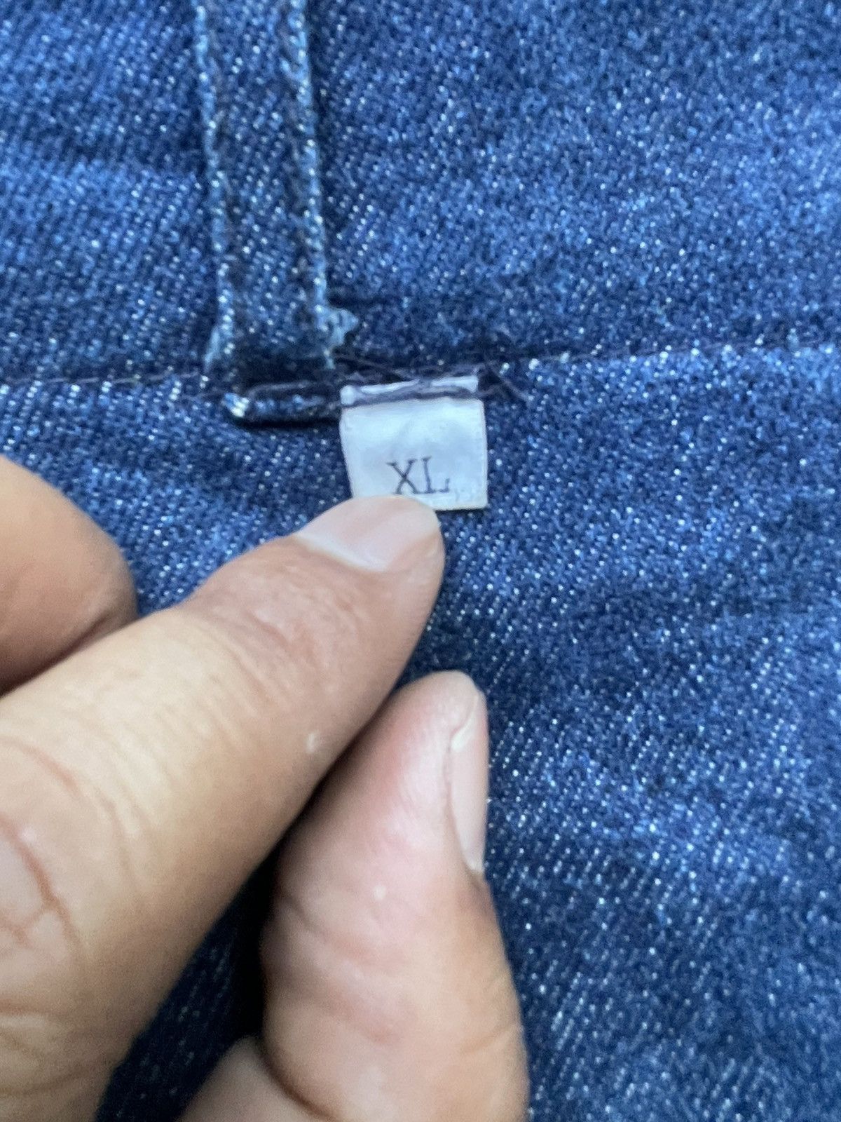 Japanese Brand Vintage Japanese Worker Denim Quilted Size US 34 / EU 50 - 15 Thumbnail