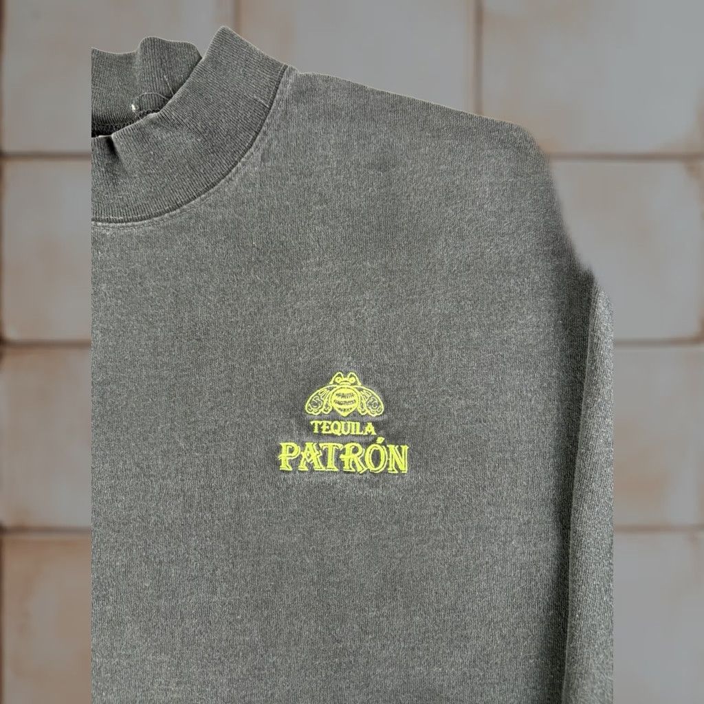 Vintage VINTAGE Patron Tequila Shirt Unbranded Longsleeve Crew Neck 90s Embroidered Black XL Mens Size US XL / EU 56 / 4 - 1 Thumbnail