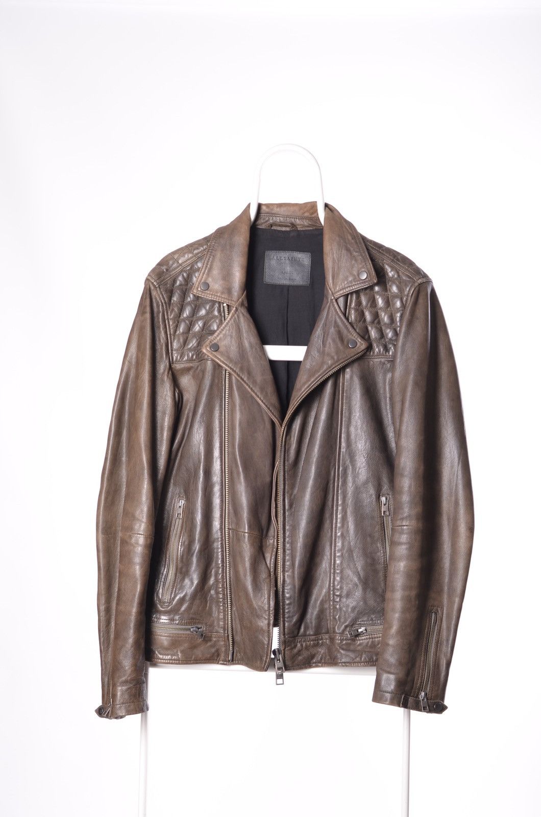 Allsaints Conroy Leather jacket sz L