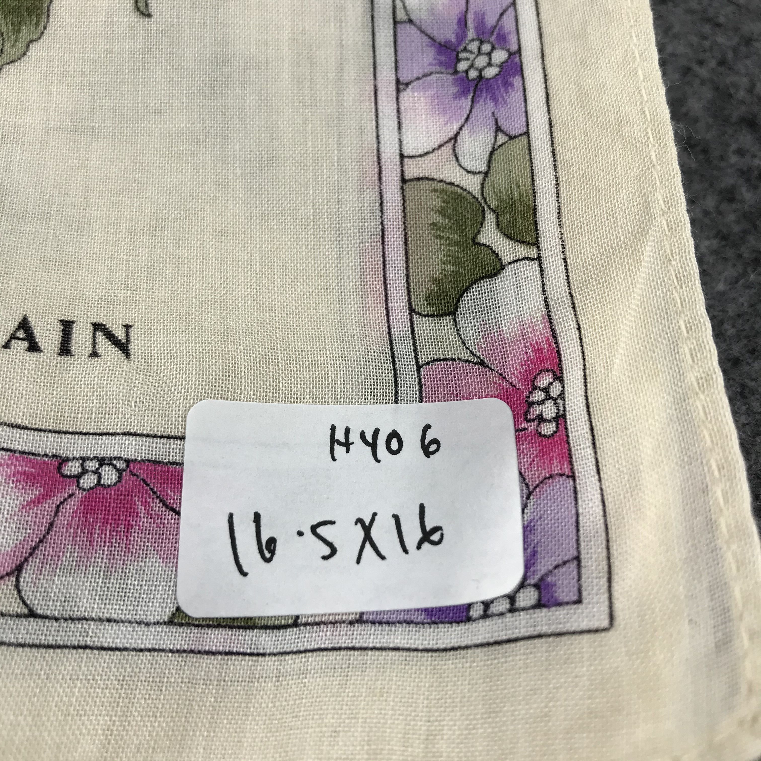 Pierre Balmain Pierre Balmain Floral Handkerchief Neckerchief Bandana H406 Size ONE SIZE - 7 Thumbnail