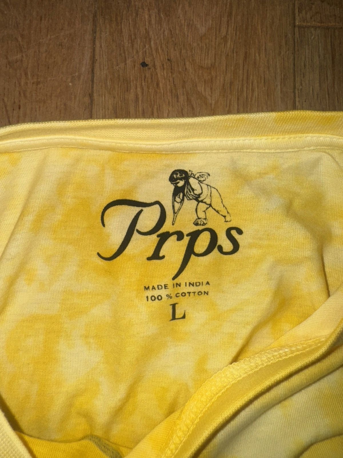 Prps Prps Yellow Tie-Dye shirt Size US L / EU 52-54 / 3 - 5 Thumbnail