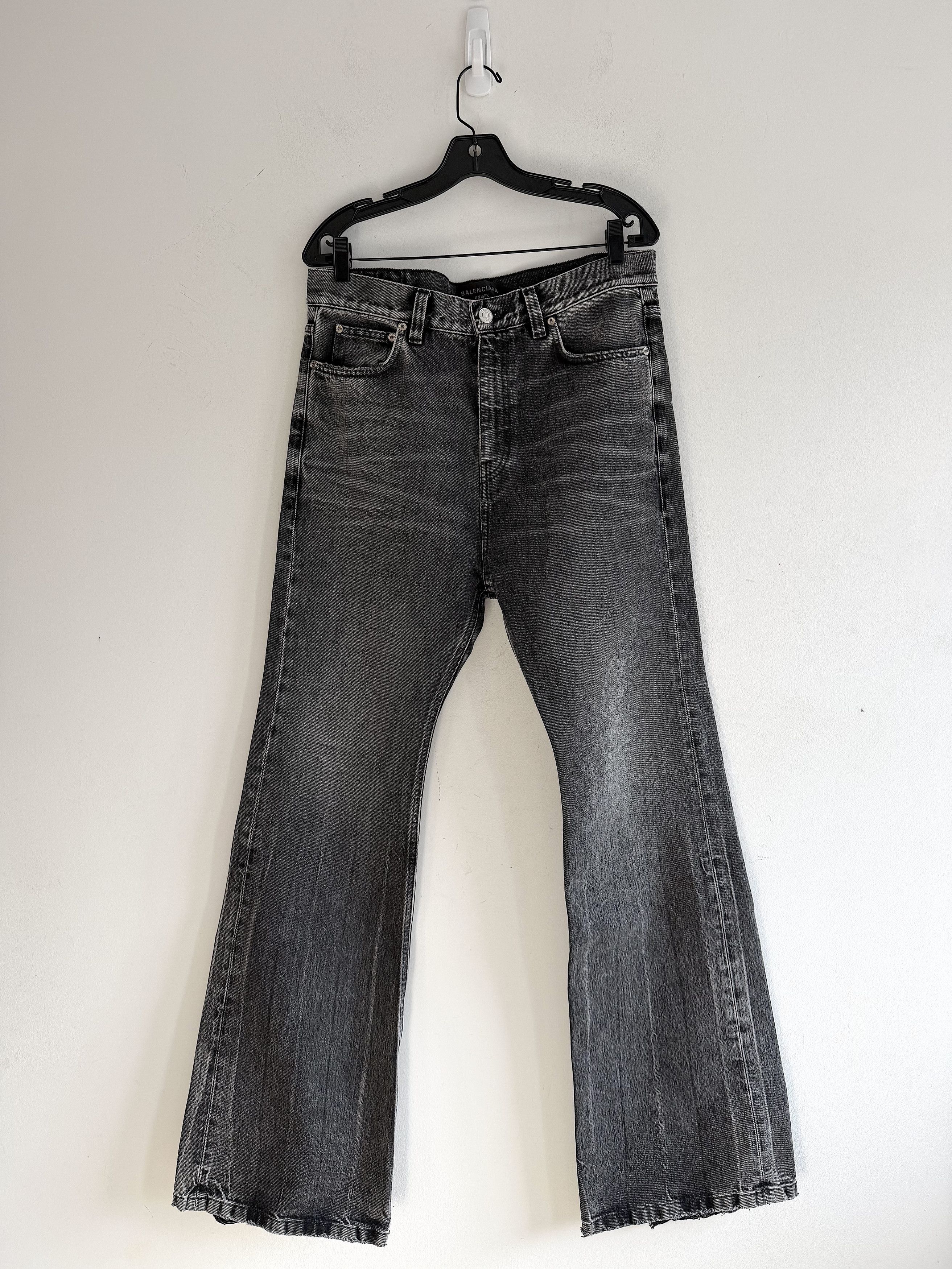 Balenciaga Balenciaga FW22 Lost Tape Flares Jeans | Grailed