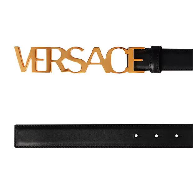 Versace o1g2r1mq0824 Size: 90 / Logo Belts in Black Size 34 - 2 Thumbnail