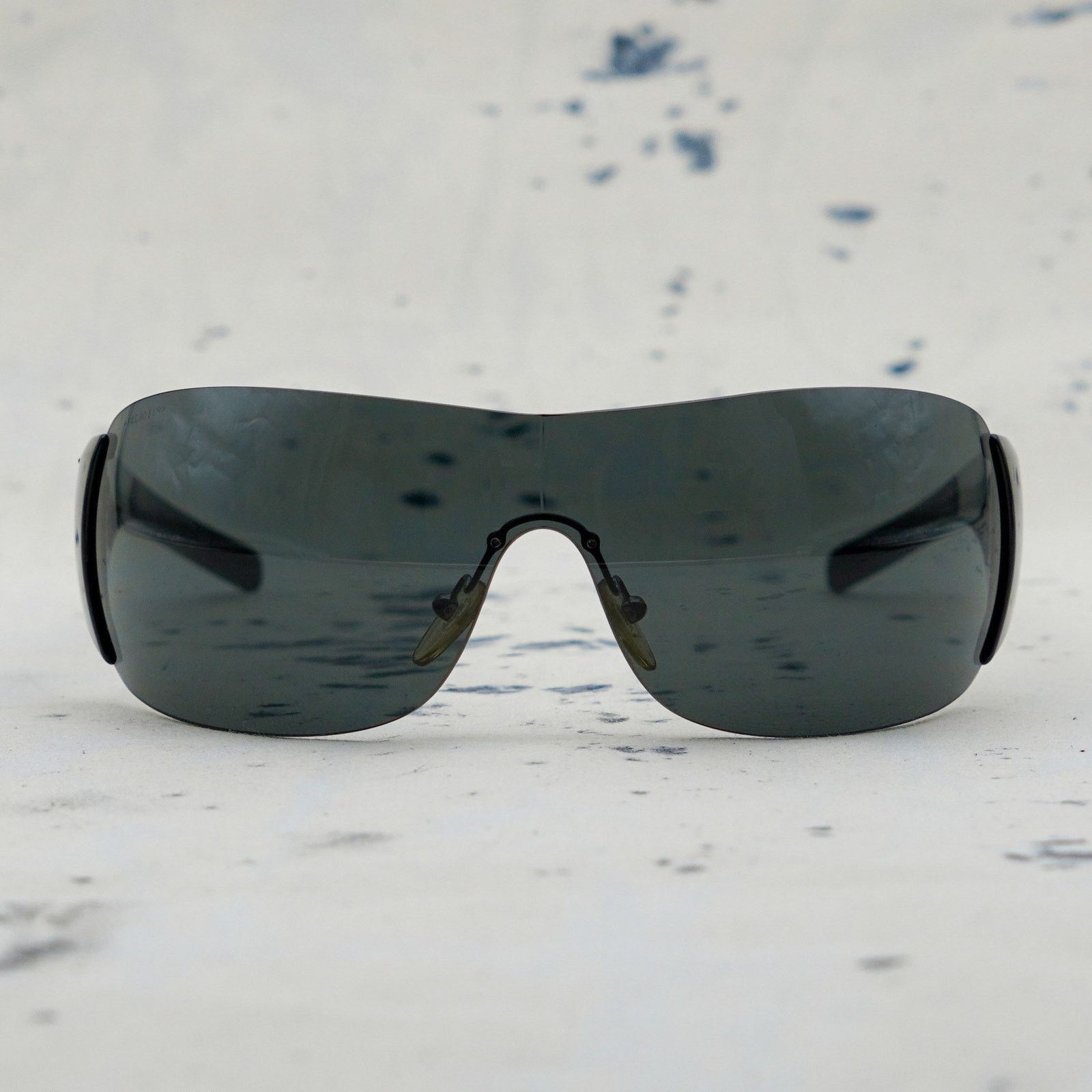 Prada Prada sps 02l rimless shield sport logo black sunglasses Size ONE SIZE - 2 Thumbnail