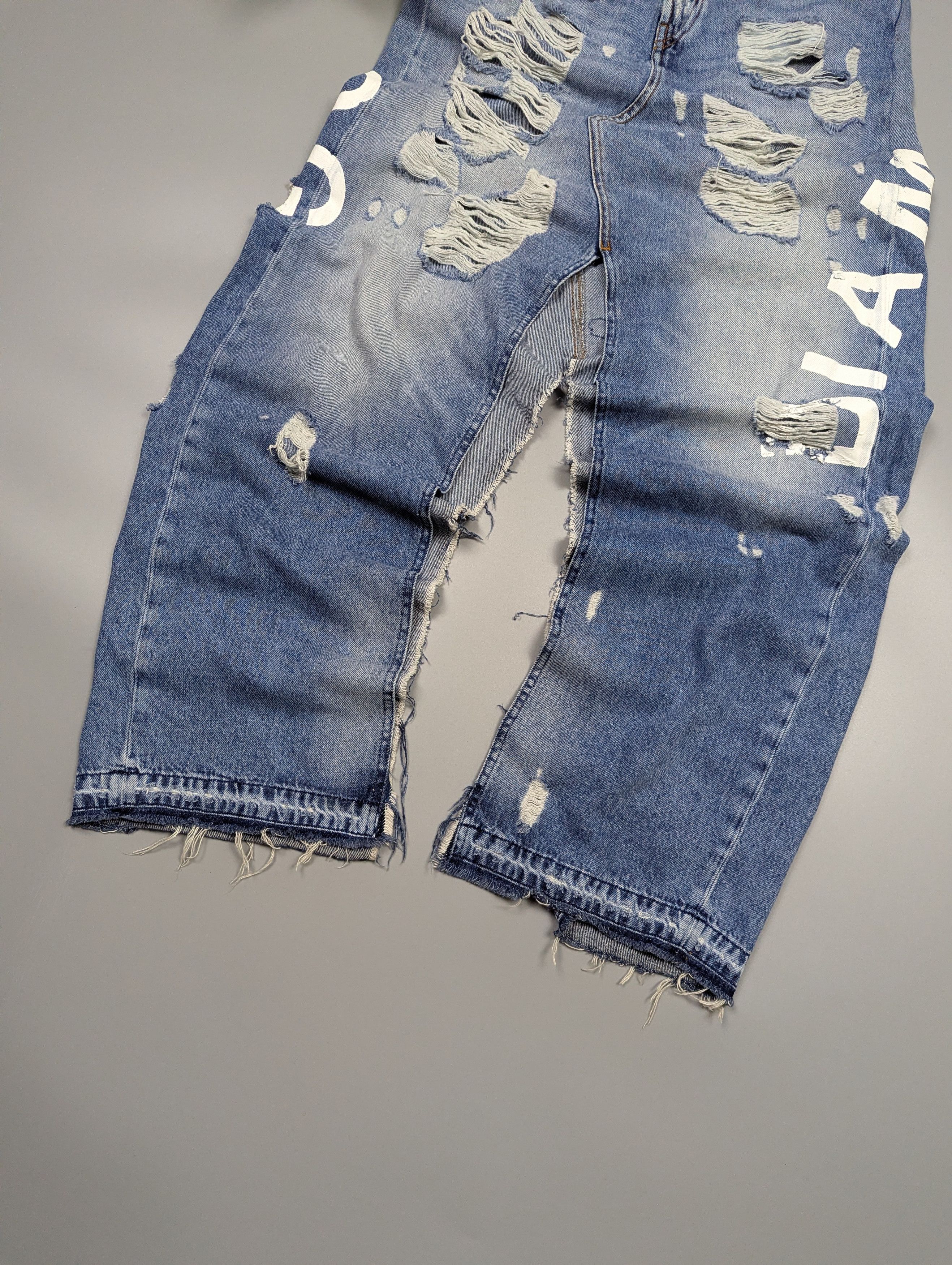 John Richmond John Richmond JORDIN Denim Maxi Skirt Y2K Jeans Style Size 27" / US 4 / IT 40 - 10 Thumbnail