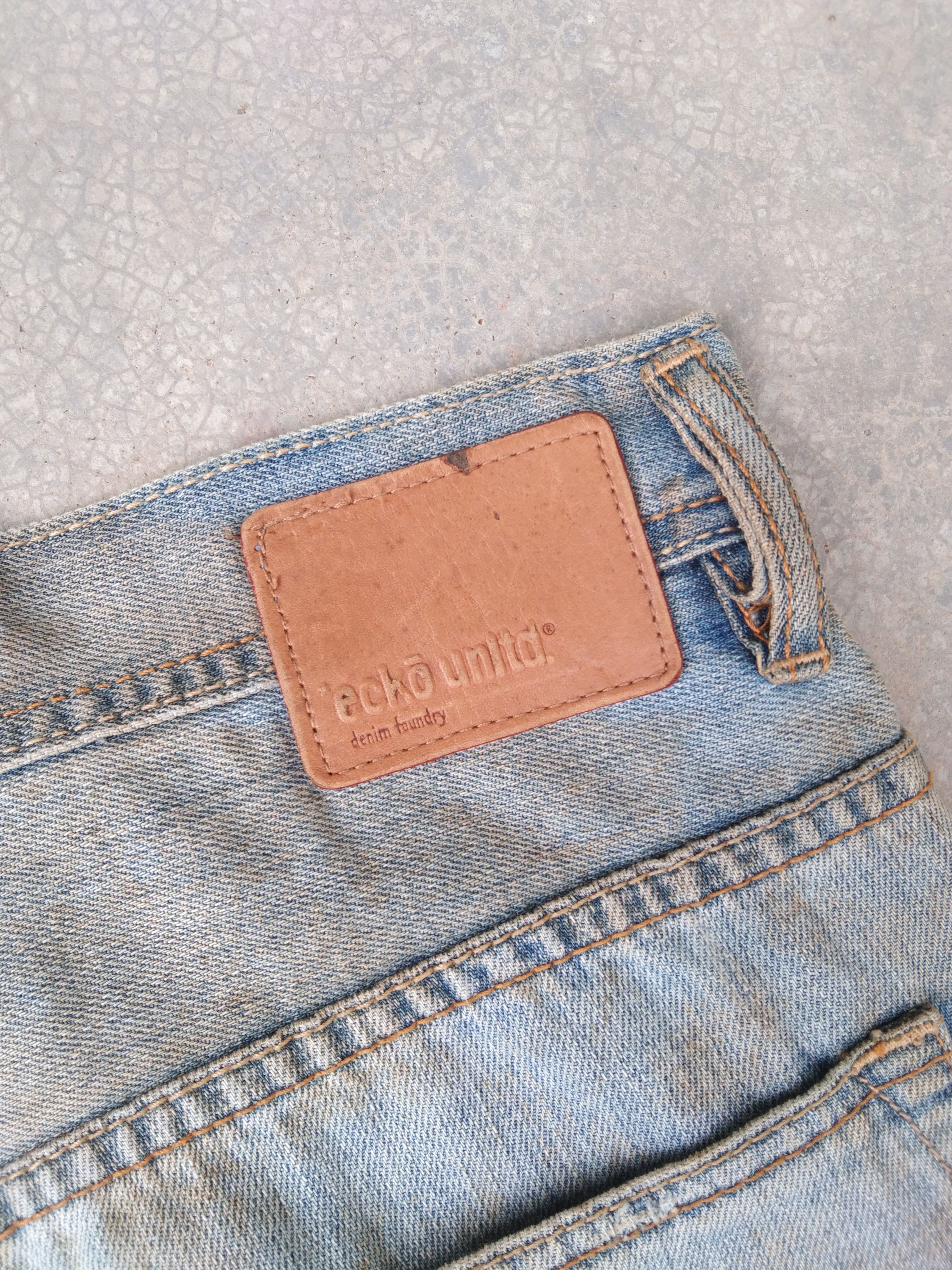 Ecko Unltd. × Vintage Vintage Ecko Unltd. Rusty Wash Hip Hop Baggy Jeans 36x30 Size US 36 / EU 52 - 3 Thumbnail