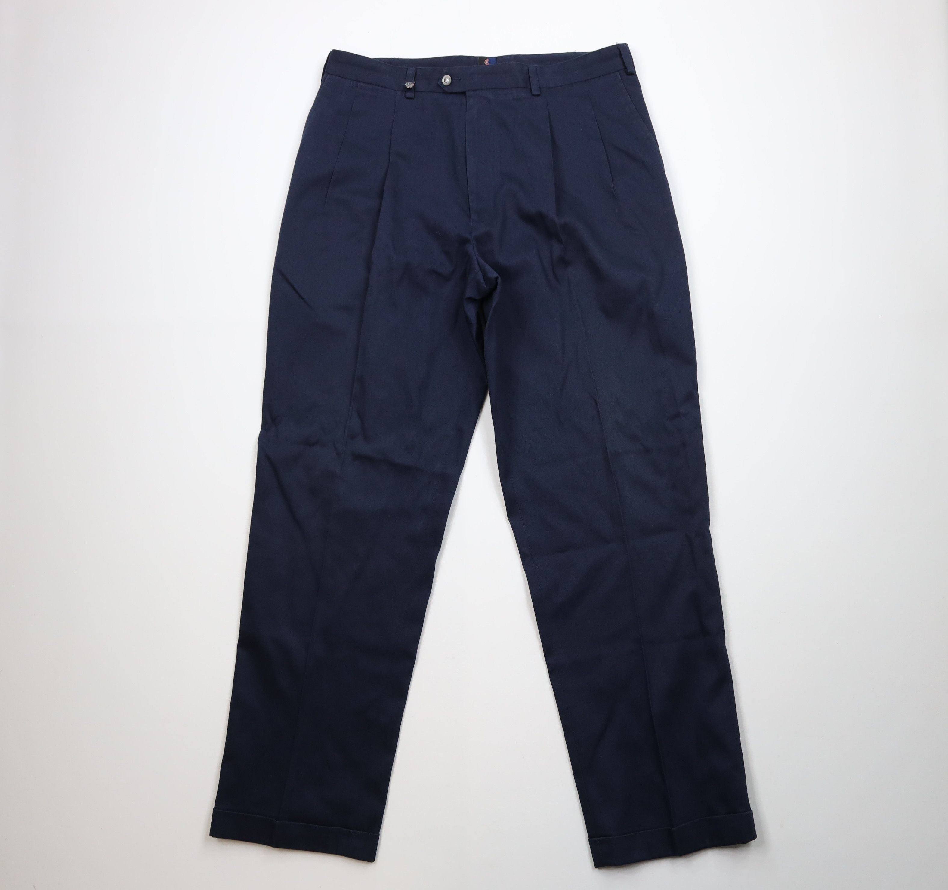 Callaway Vintage 90s Y2K Callaway Golf Wide Leg Chino Pants Blue Size US 38 / EU 54 - 1 Thumbnail