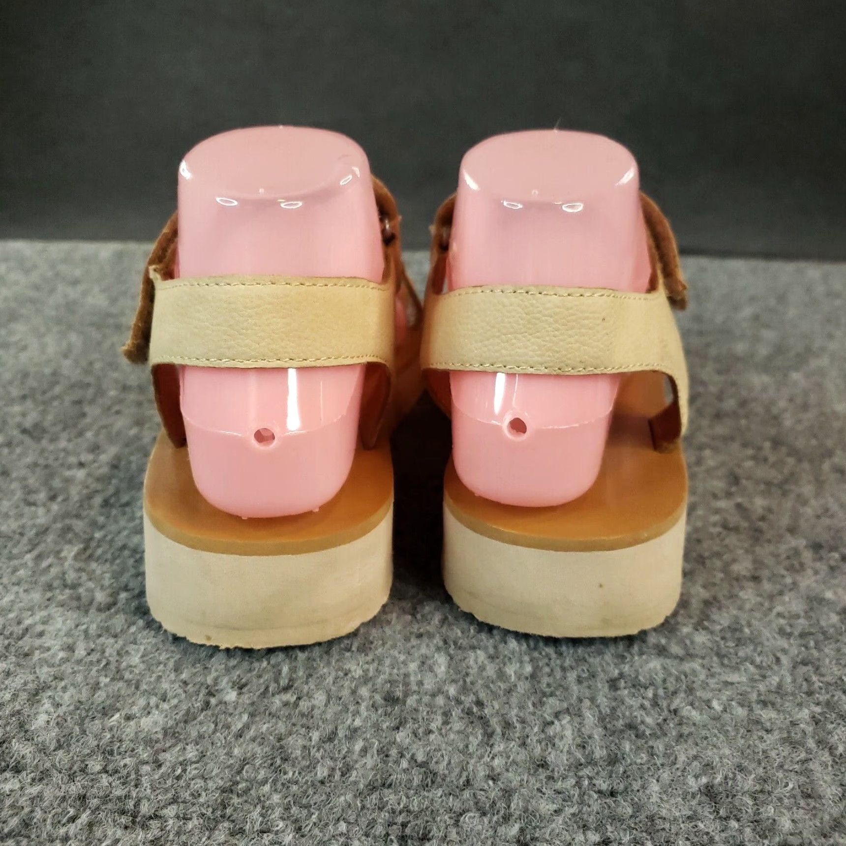 Madewell Madewell Leather Flat Sandal Womens Size 7.5 Brown Strappy Block Heel Size US 8 / IT 38 - 5 Thumbnail