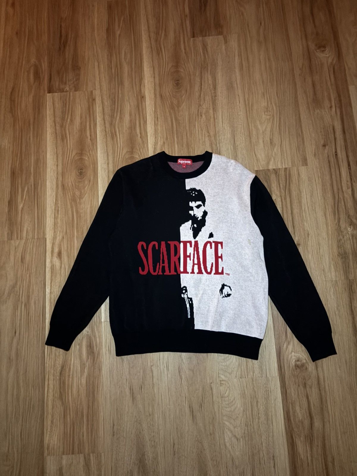 Supreme Supreme Scarface Knit Sweater Size US M / EU 48-50 / 2 - 1 Thumbnail