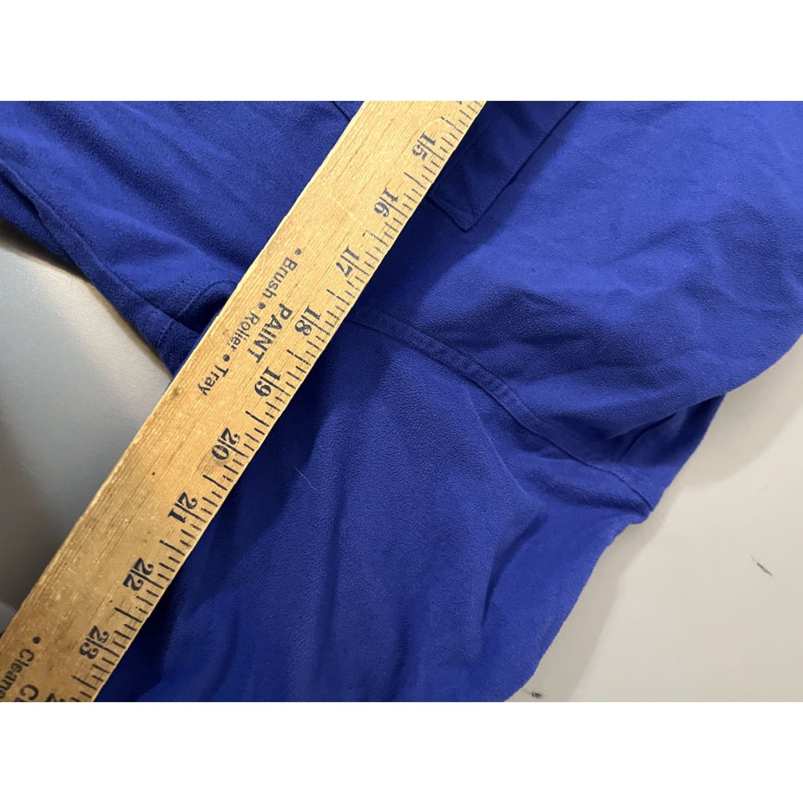 Vintage Chico's Button-Down Shirt Women Size 1 Viscose Purple Long Sleeve Collared Pocket Button-Up Regular Basic Designer Women Size XS / US 0-2 / IT 36-38 - 6 Thumbnail