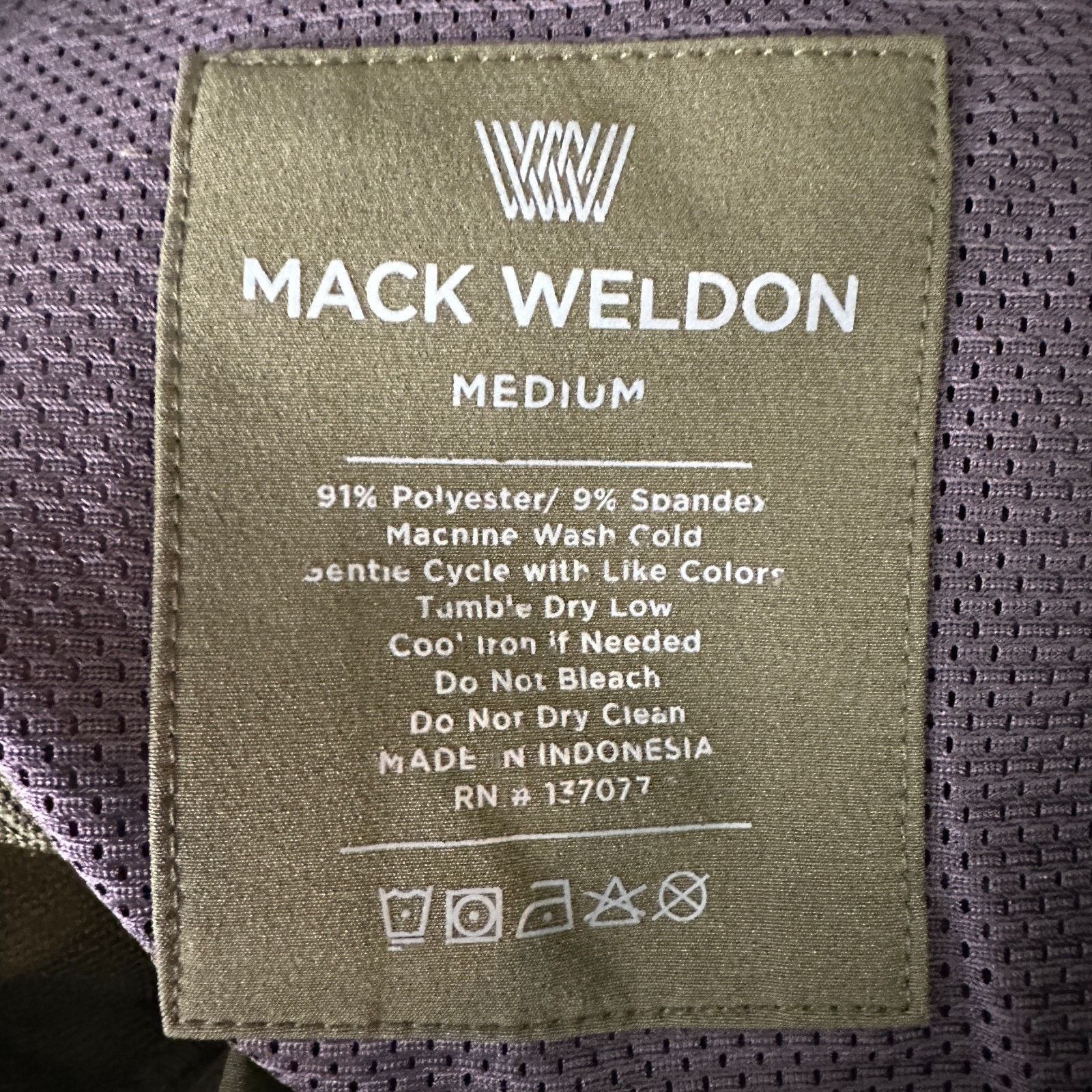 Other Mack Weldon Radius Flex Jogger Pants Men M Green Stretch Size US 34 / EU 50 - 5 Thumbnail