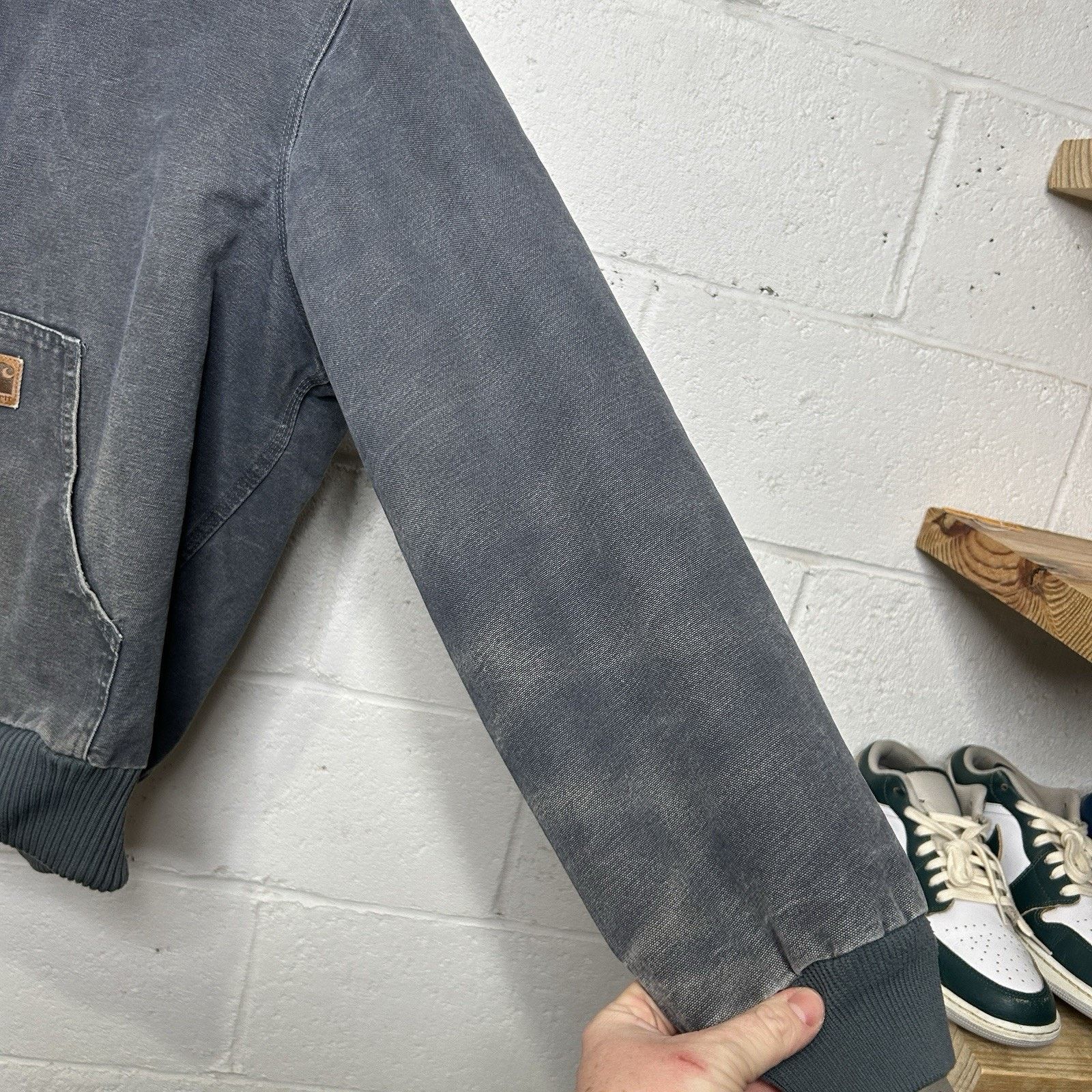 Carhartt Y2K Carhartt Quilted Sandstone Active Jacket “Storm Blue” Size US L / EU 52-54 / 3 - 8 Thumbnail